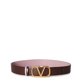 Valentino Garavani V Logo 4cm Reversible Belt