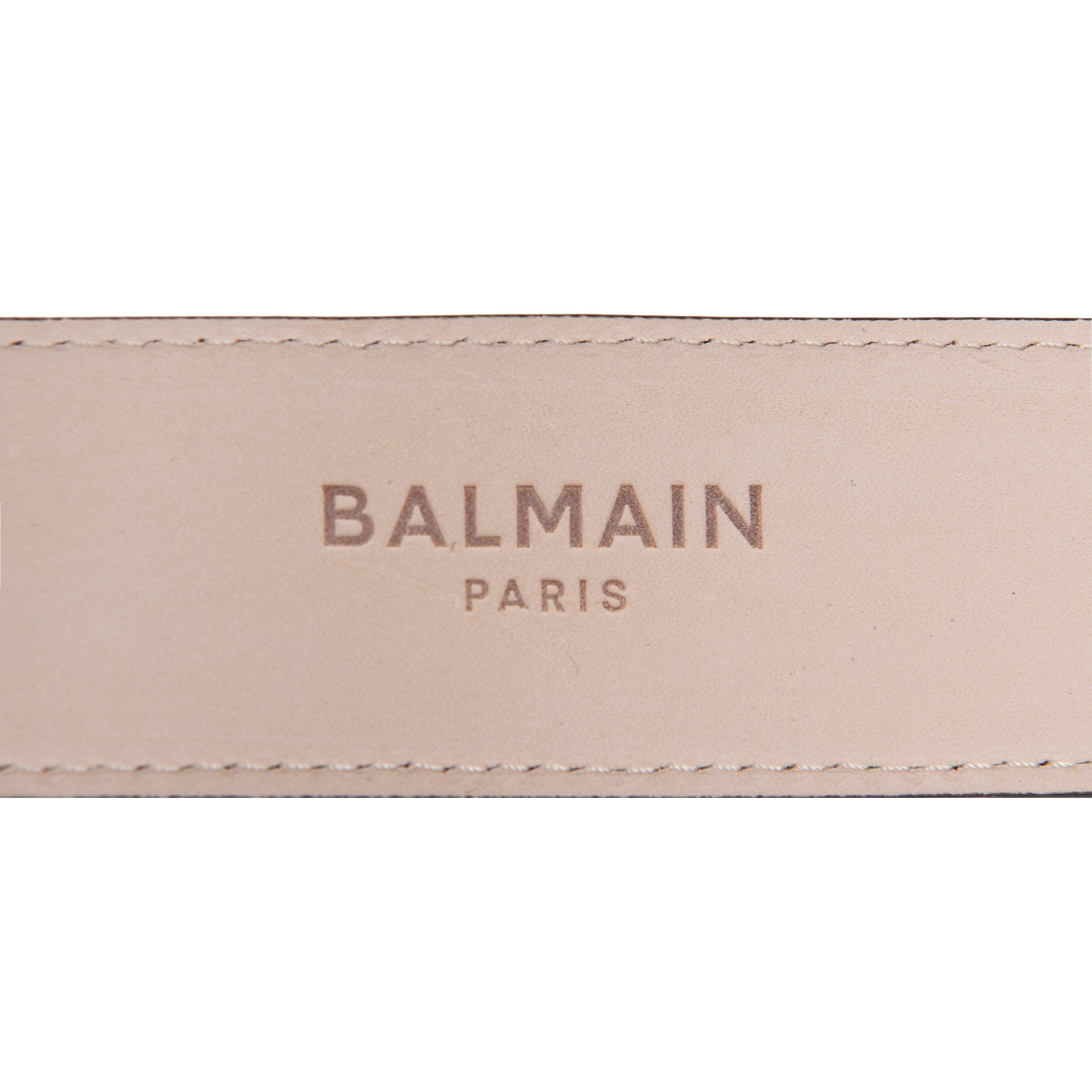 Noir 0PA - Balmain - B Reversible Belt - 4