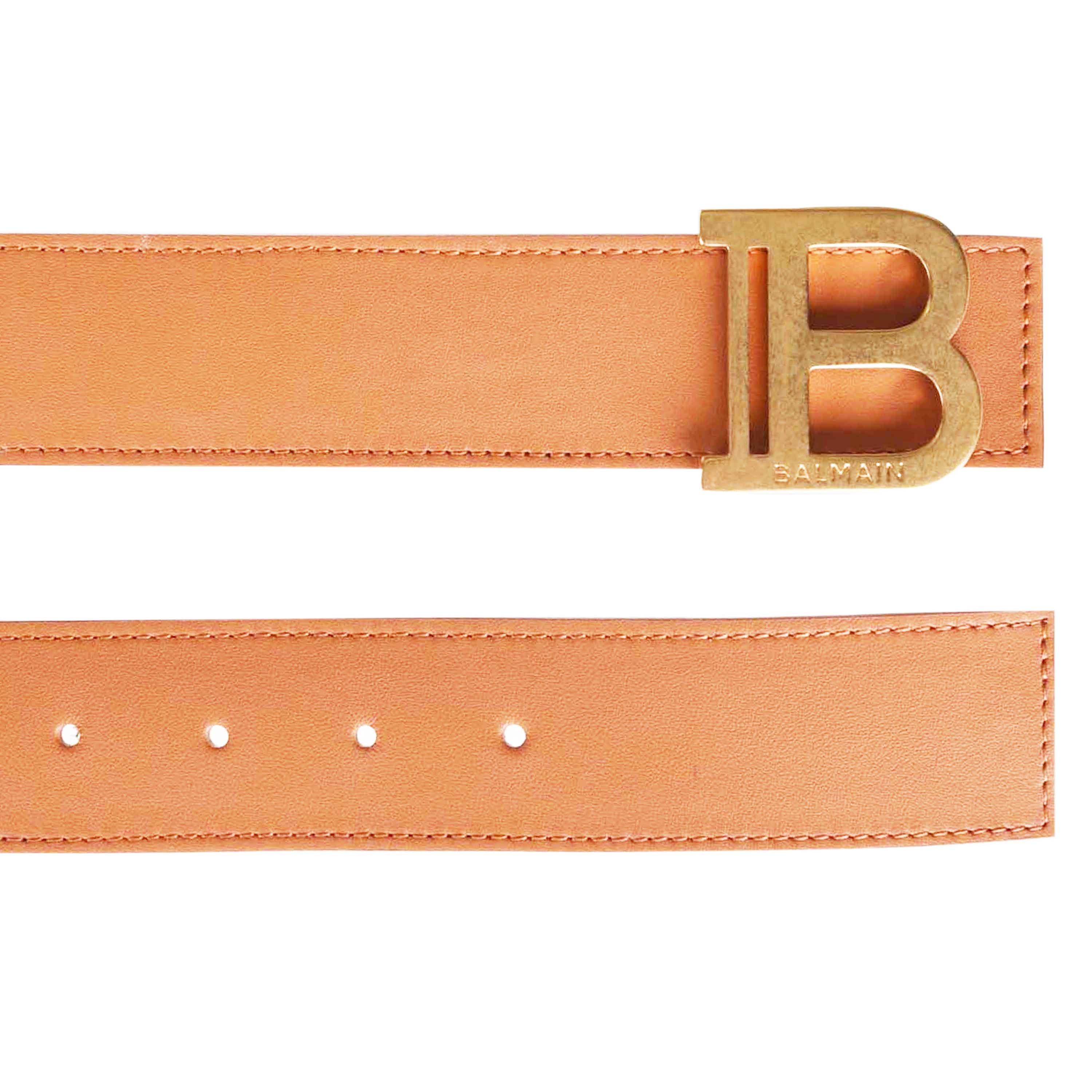 Caramel 8FF - Balmain - B Reversible Belt - 6