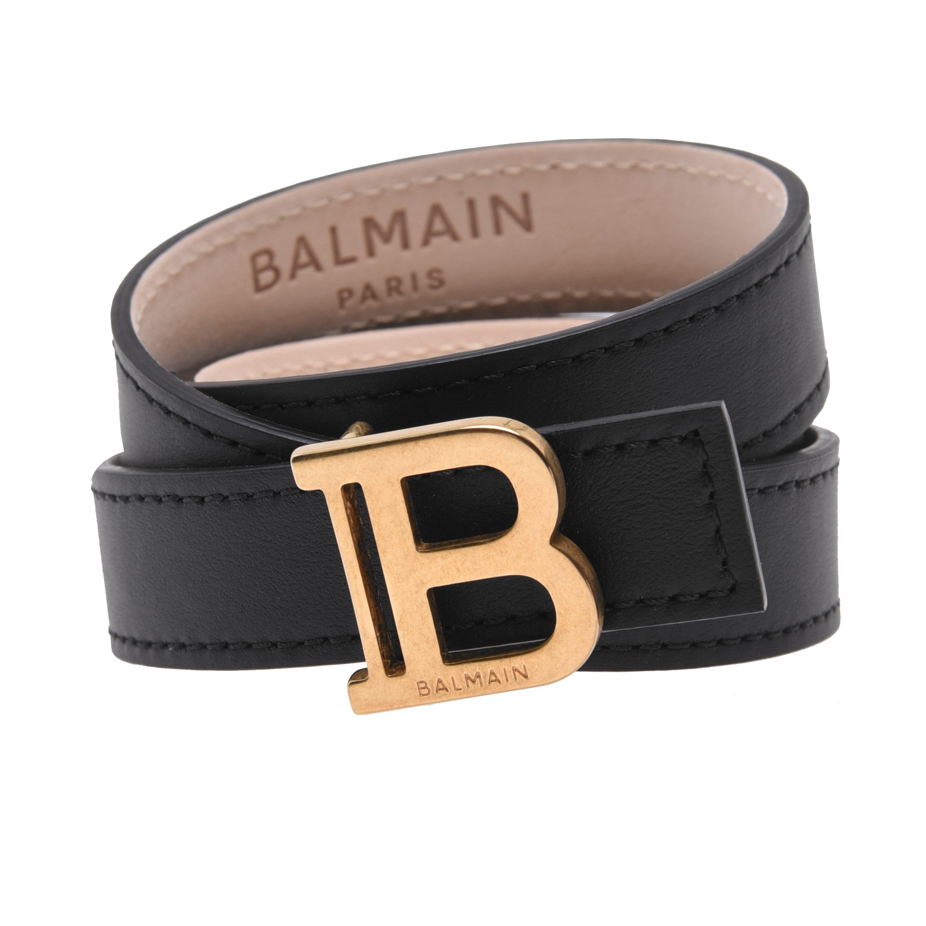 Noir 0PA - Balmain - 2 Cm Reversible Leather Belt - 5