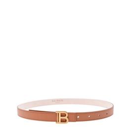 Balmain 2 Cm Reversible Leather Belt