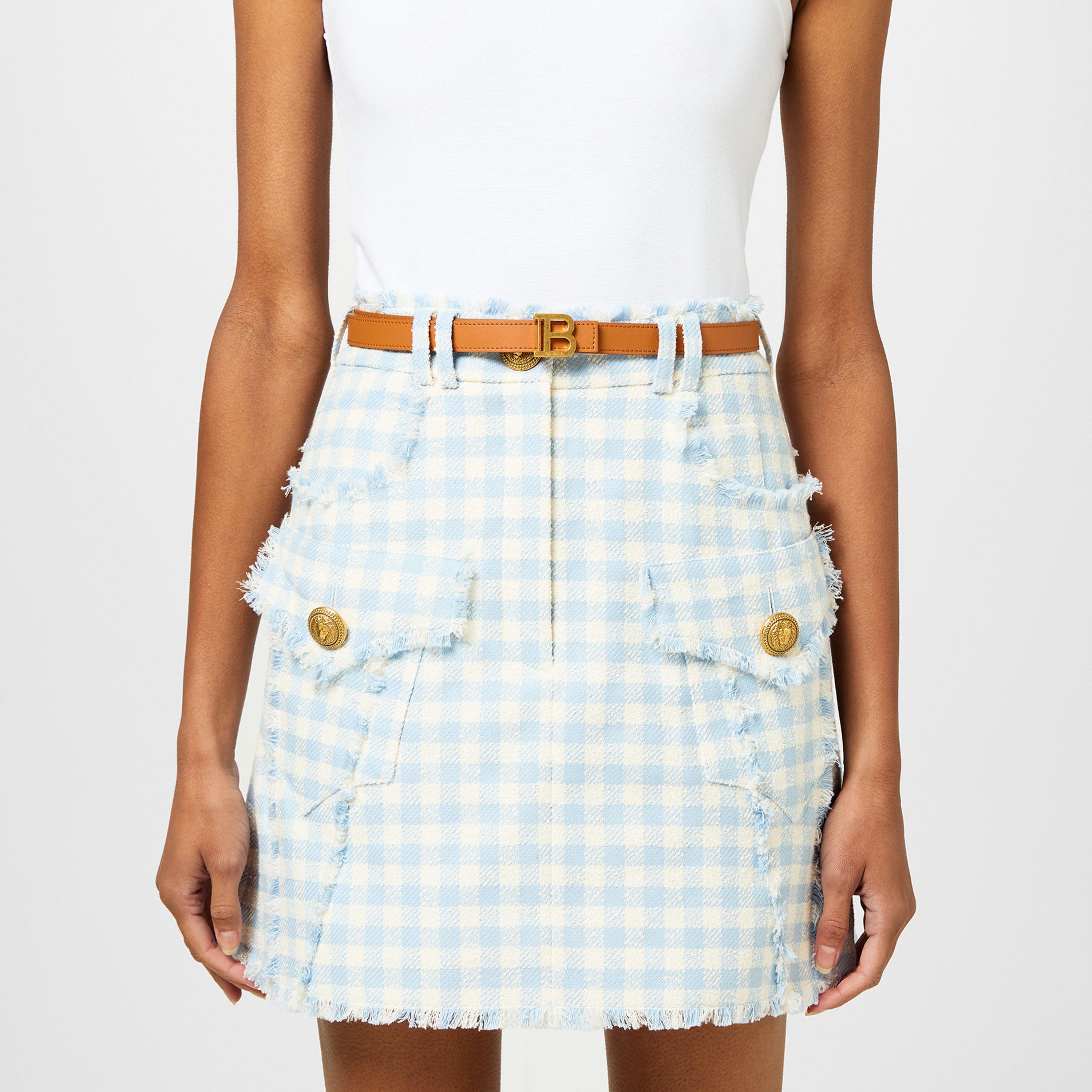 Caramel 8FF - Balmain - 2 Cm Reversible Leather Belt - 2