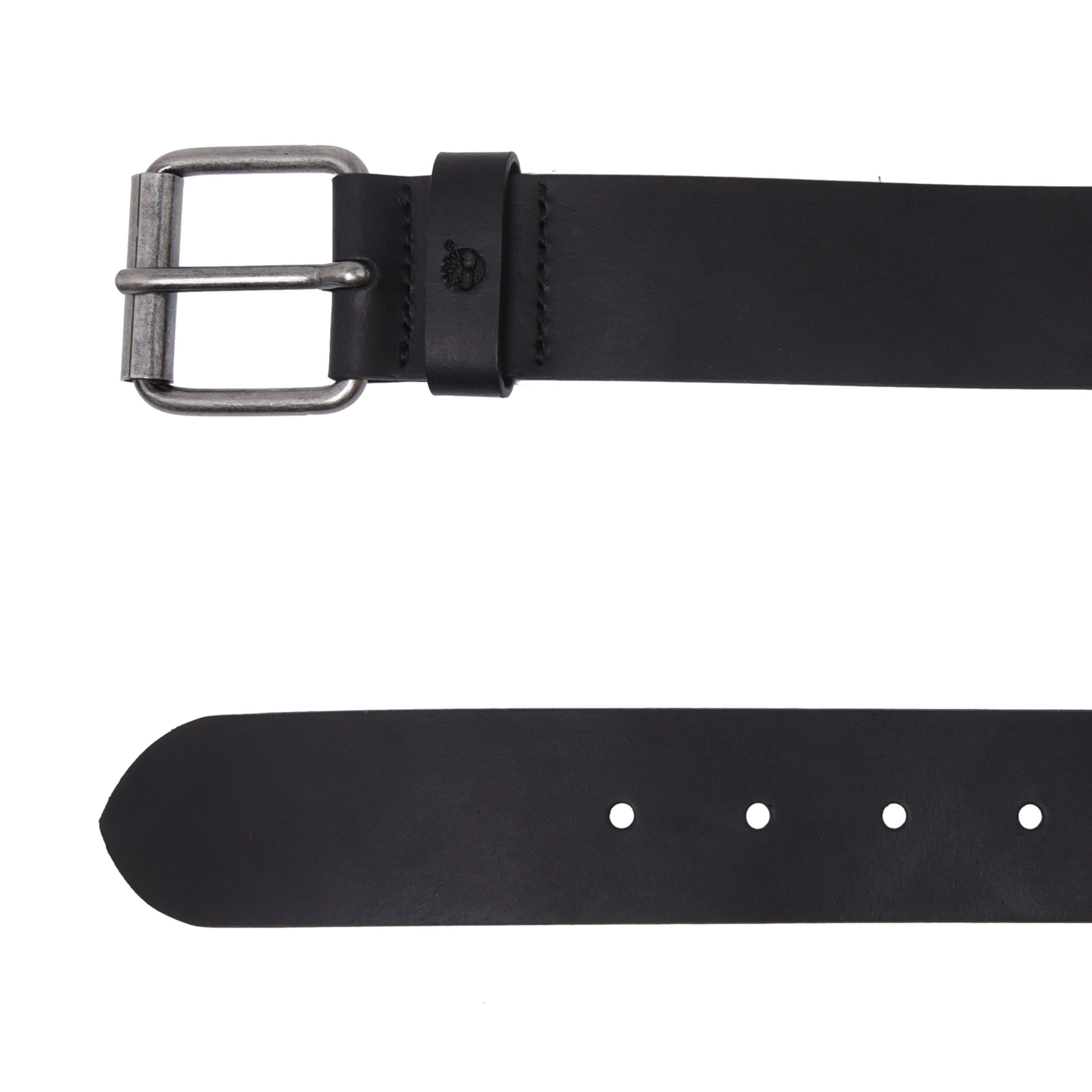 Black - Timberland - Leather Belt - 4