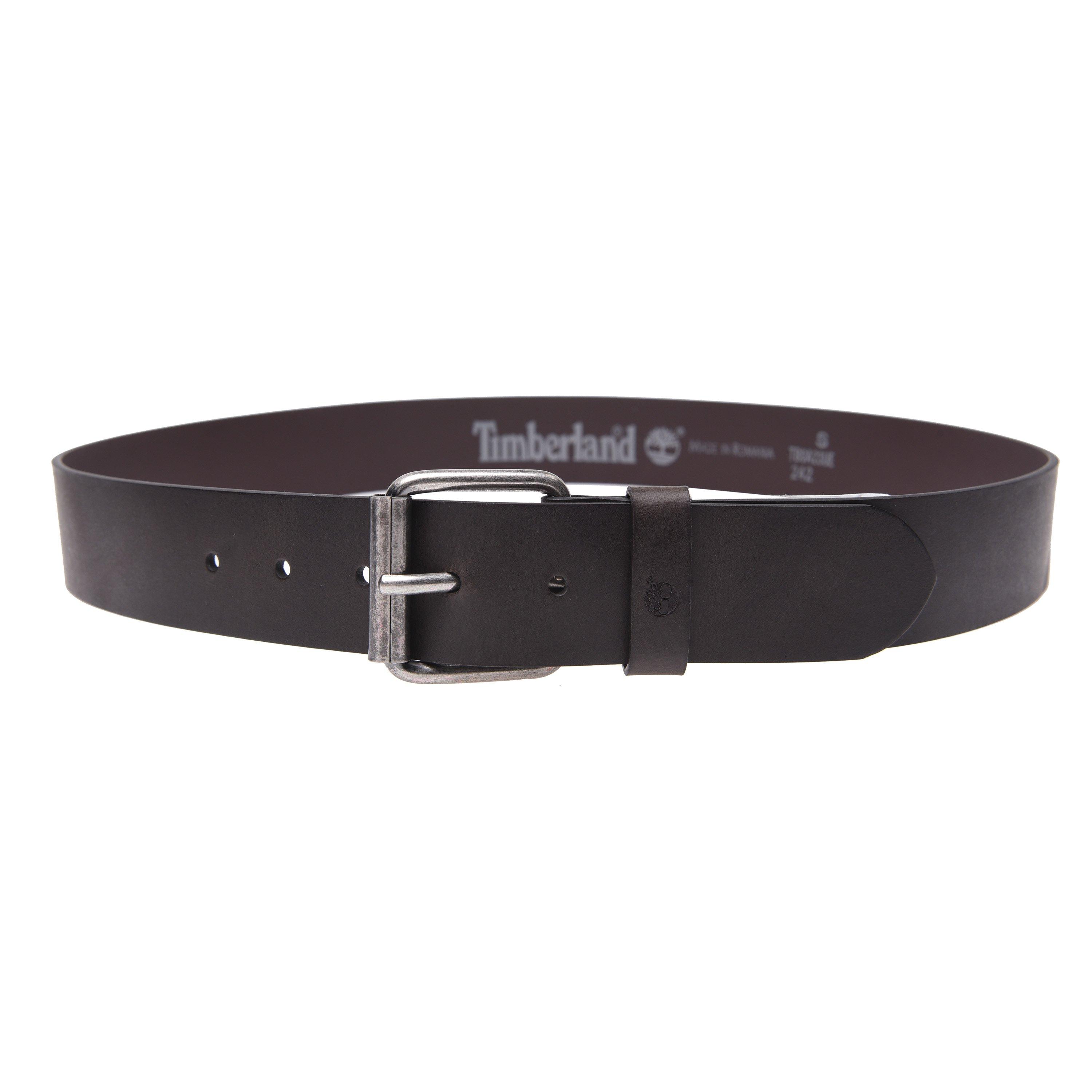 Dark Brown - Timberland - Leather Belt - 2