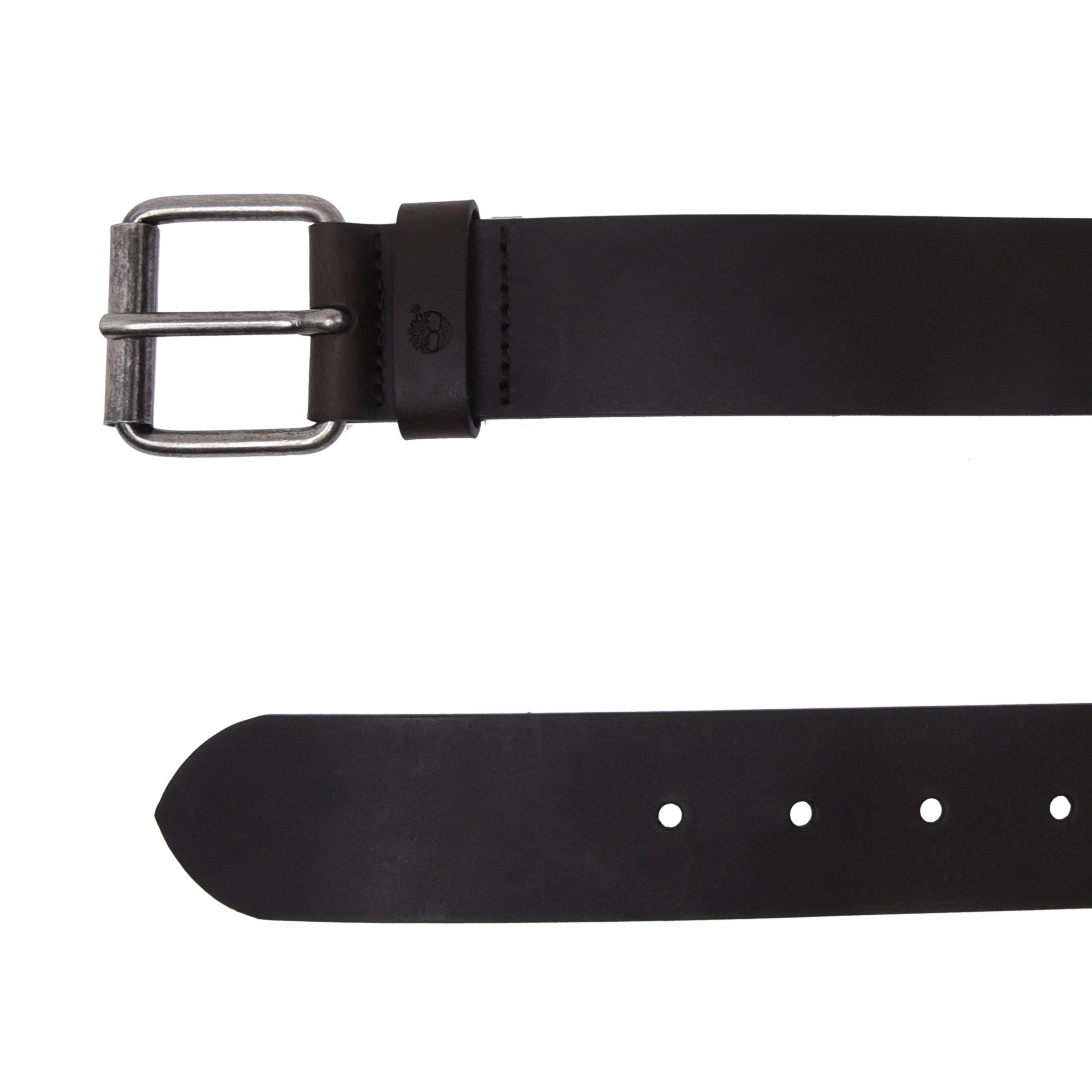 Dark Brown - Timberland - Leather Belt - 3
