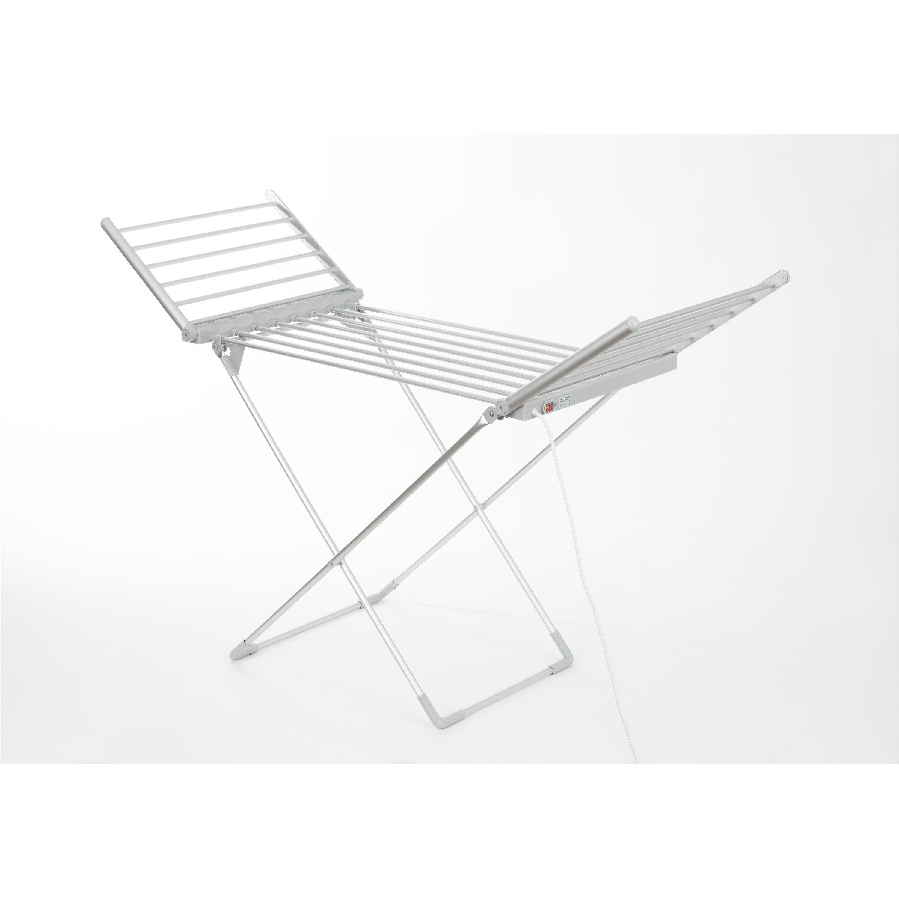Silver - Daewoo Electricals - Heated Winged Airer - 1