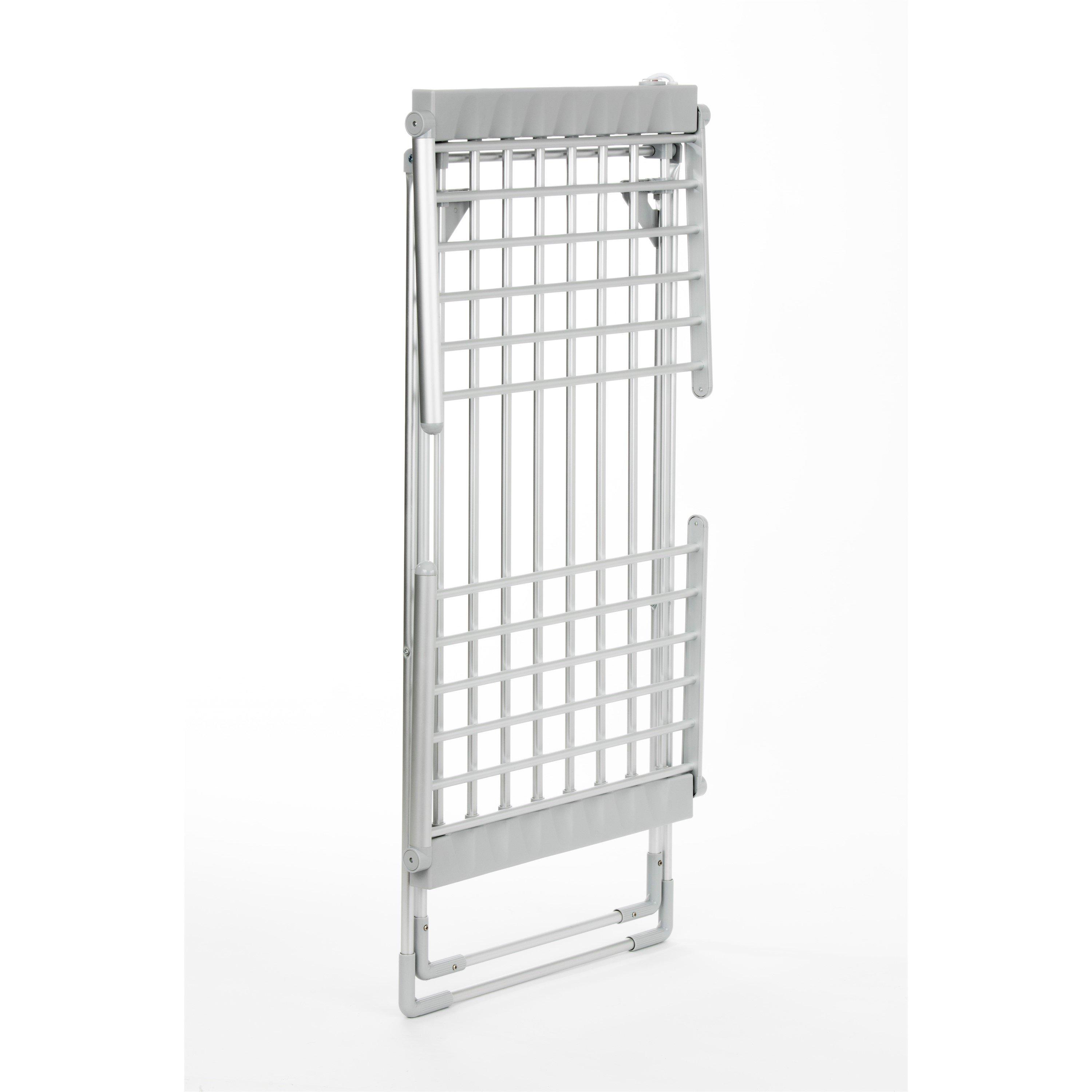 Silver - Daewoo Electricals - Heated Winged Airer - 4