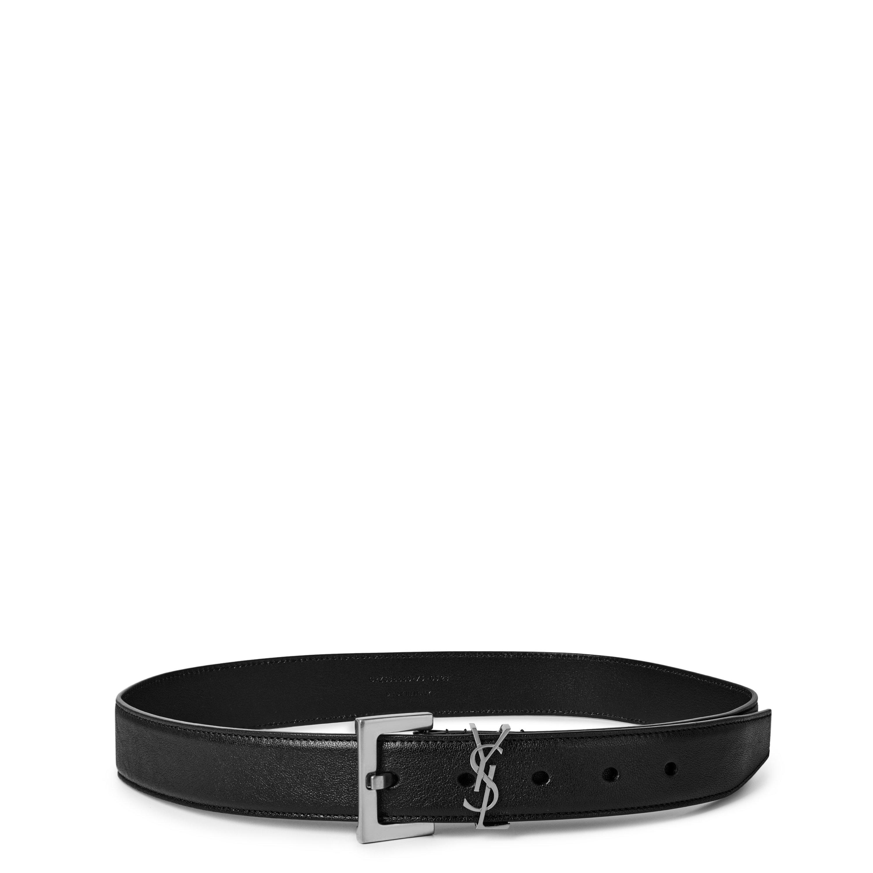 VIP【送料関税込】Saint Laurent CASSANDRE LEATHER BELT Saint Laurent Cassandre Leather Belt | Black | FARFETCH PL