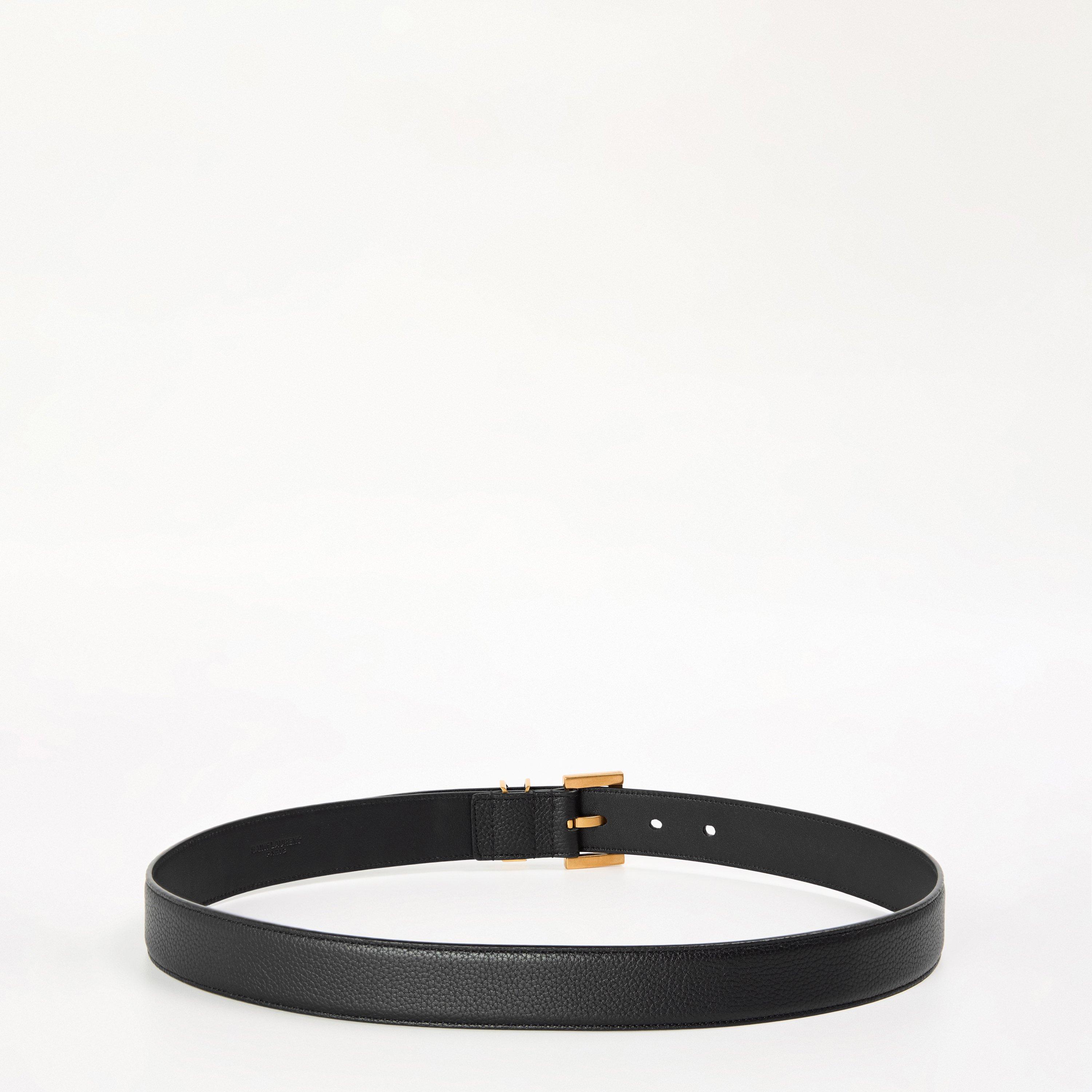 Black - Saint Laurent - Cassandre Belt - 2