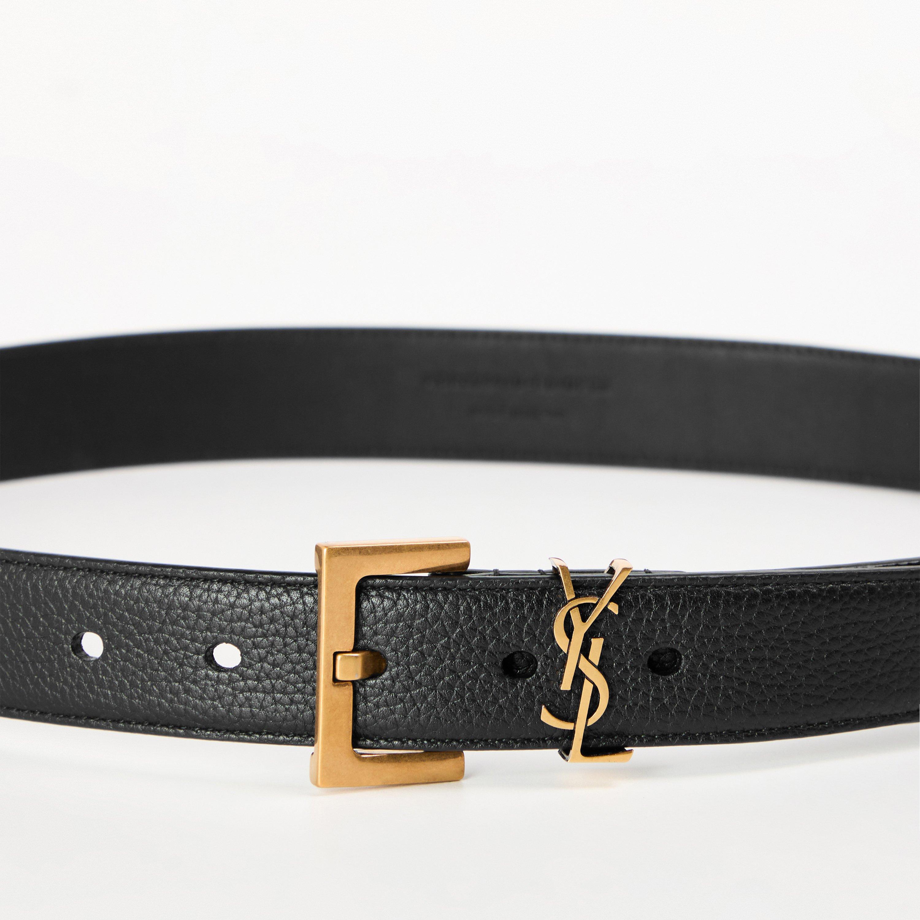 Black - Saint Laurent - Cassandre Belt - 4
