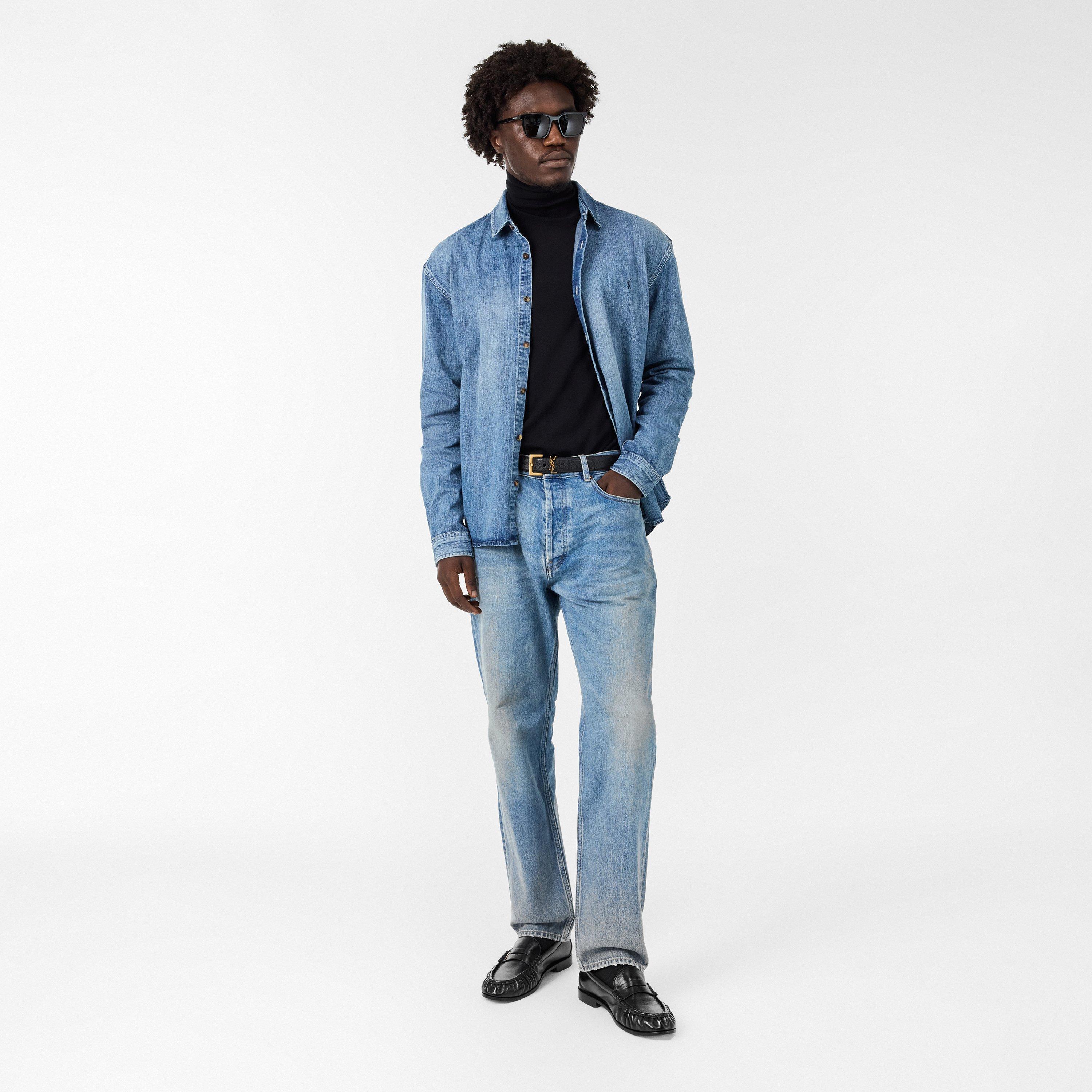 Black - Saint Laurent - Cassandre Belt - 5