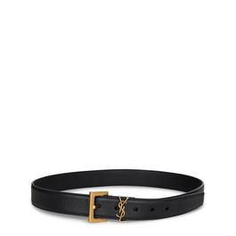 Saint Laurent Smooth Cassandre Belt