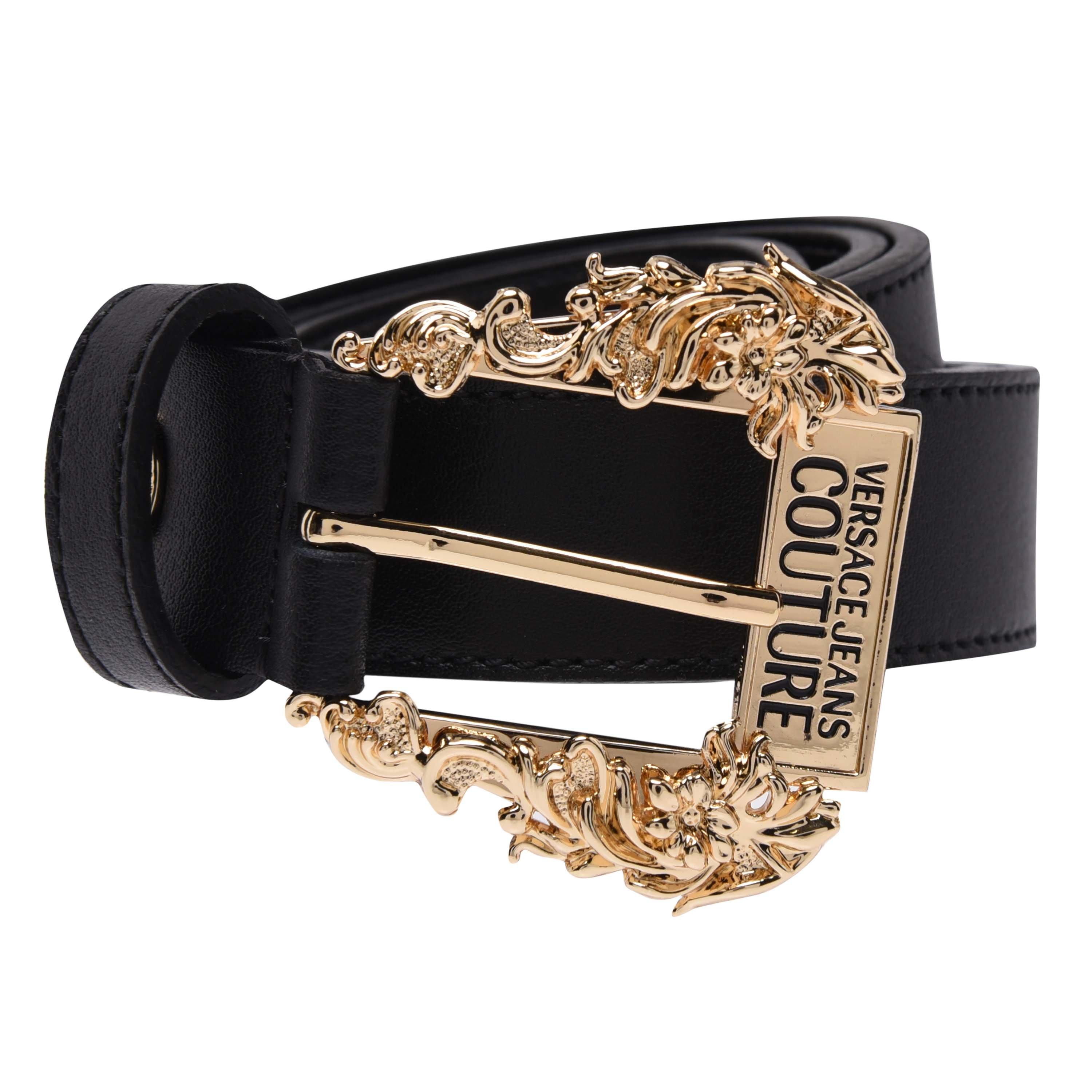 Black E899 - Versace Jeans Couture - Donna Buckle Belt - 3