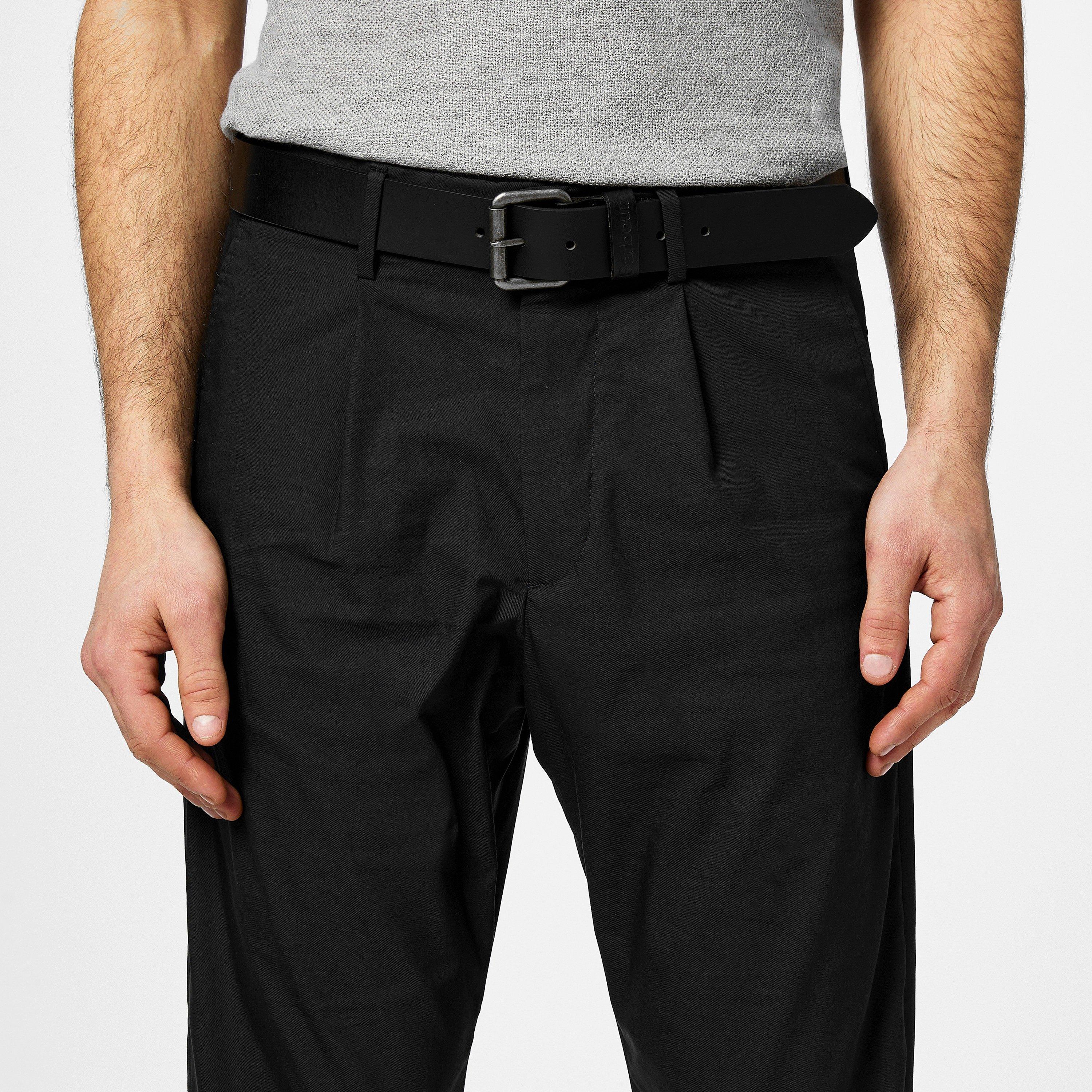 Black BK31 - Barbour - Allanton Leather Belt - 3