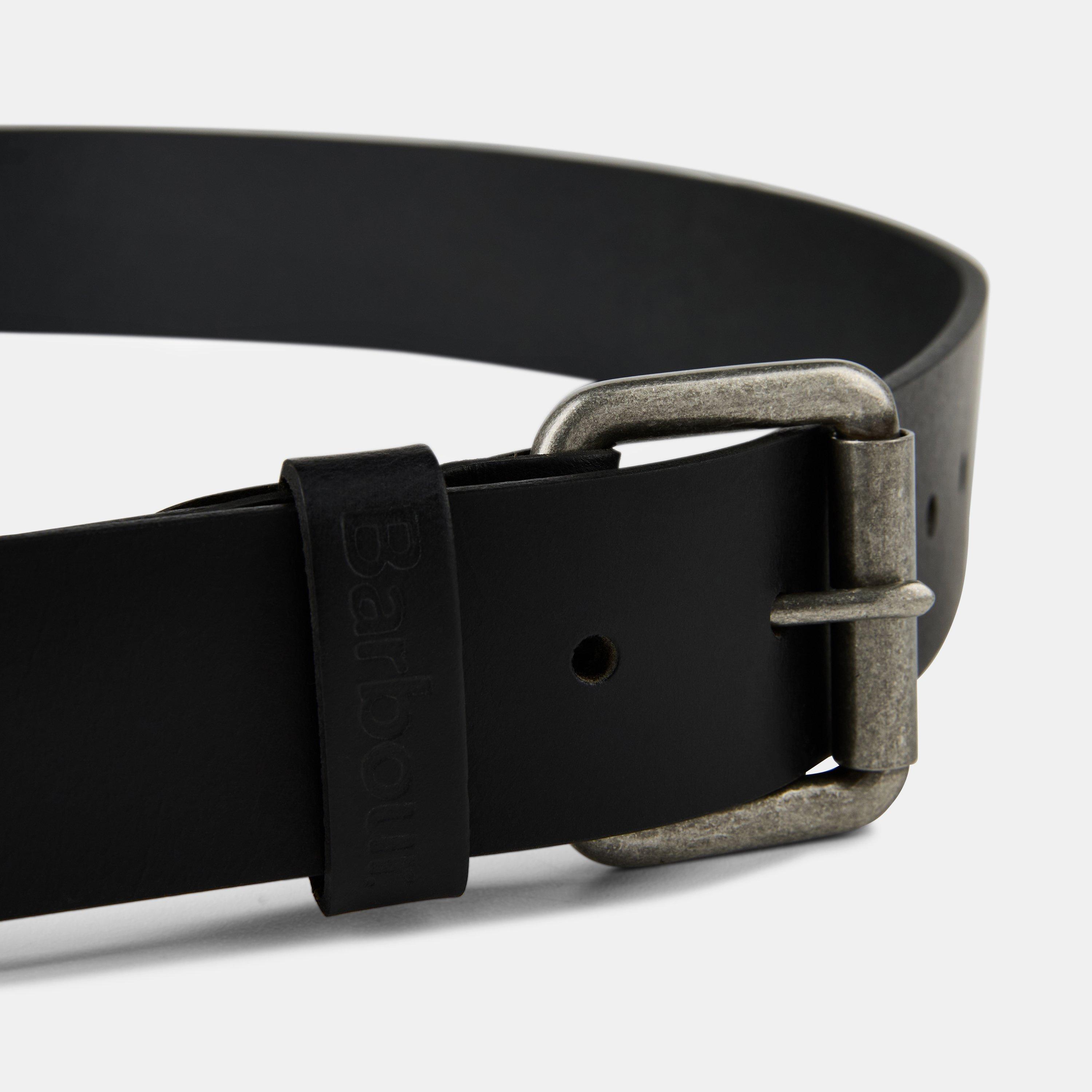 Black BK31 - Barbour - Allanton Leather Belt - 4