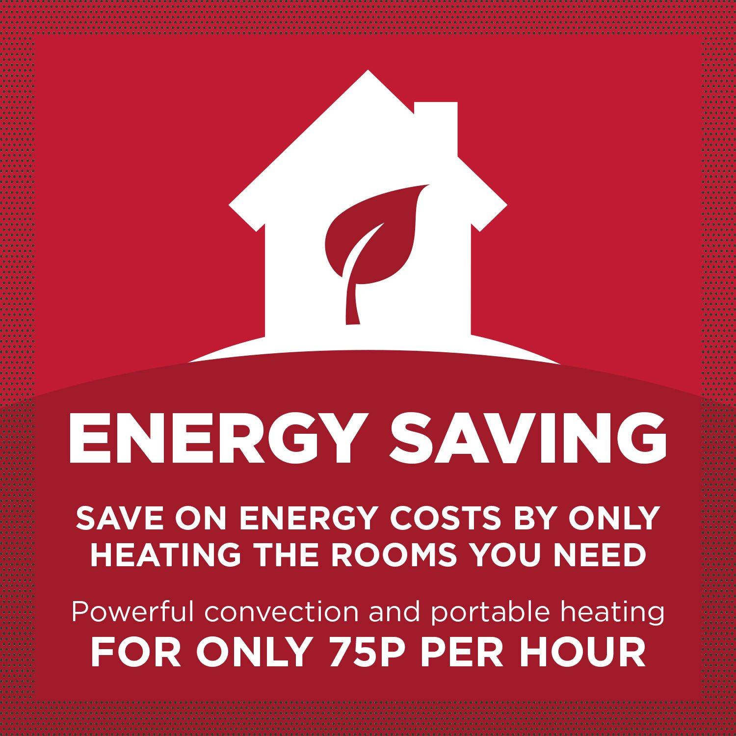 White - Black and Decker - 2.2KW Convection Heater White - 5