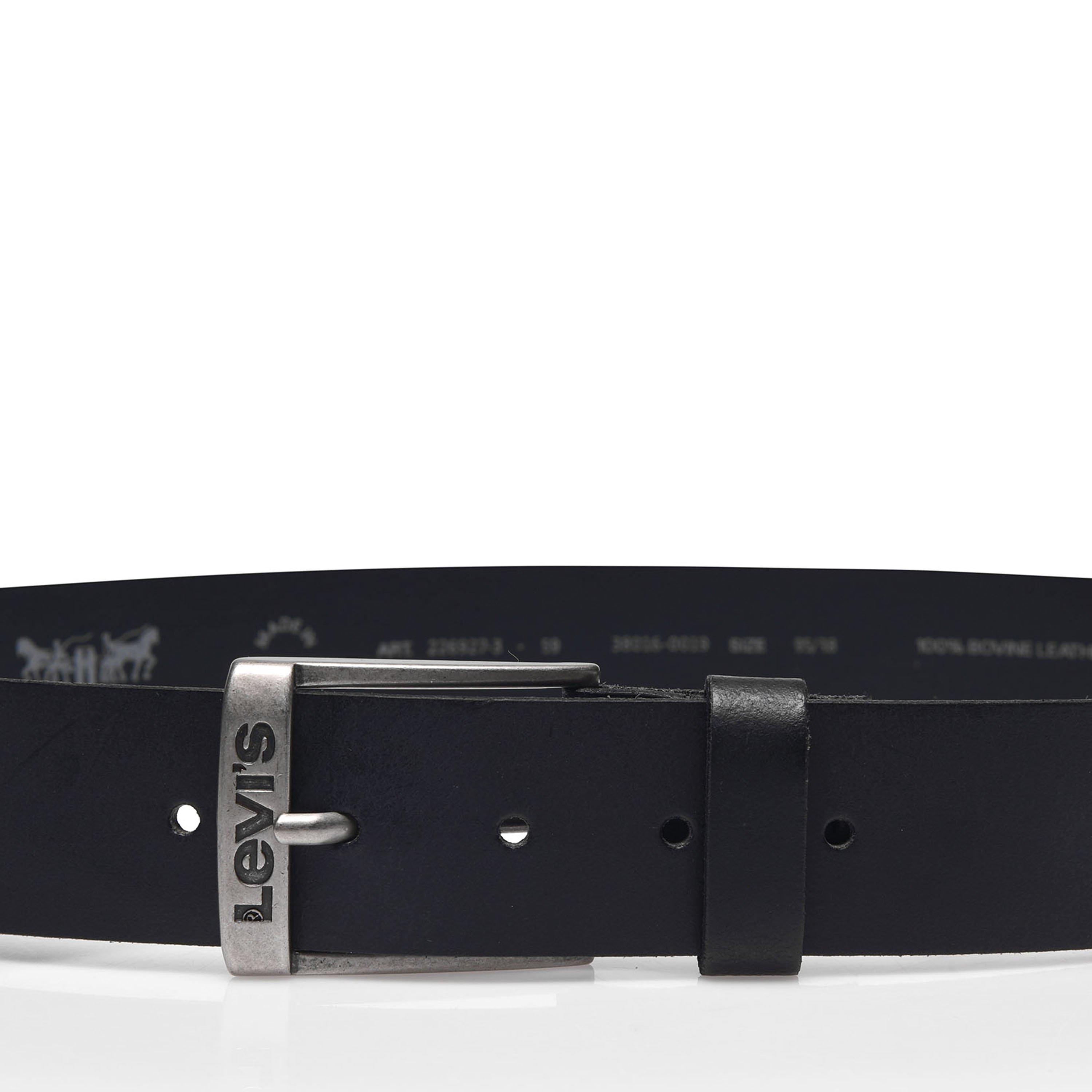 Crna - Levis - New Duncan Leather Belt - 5