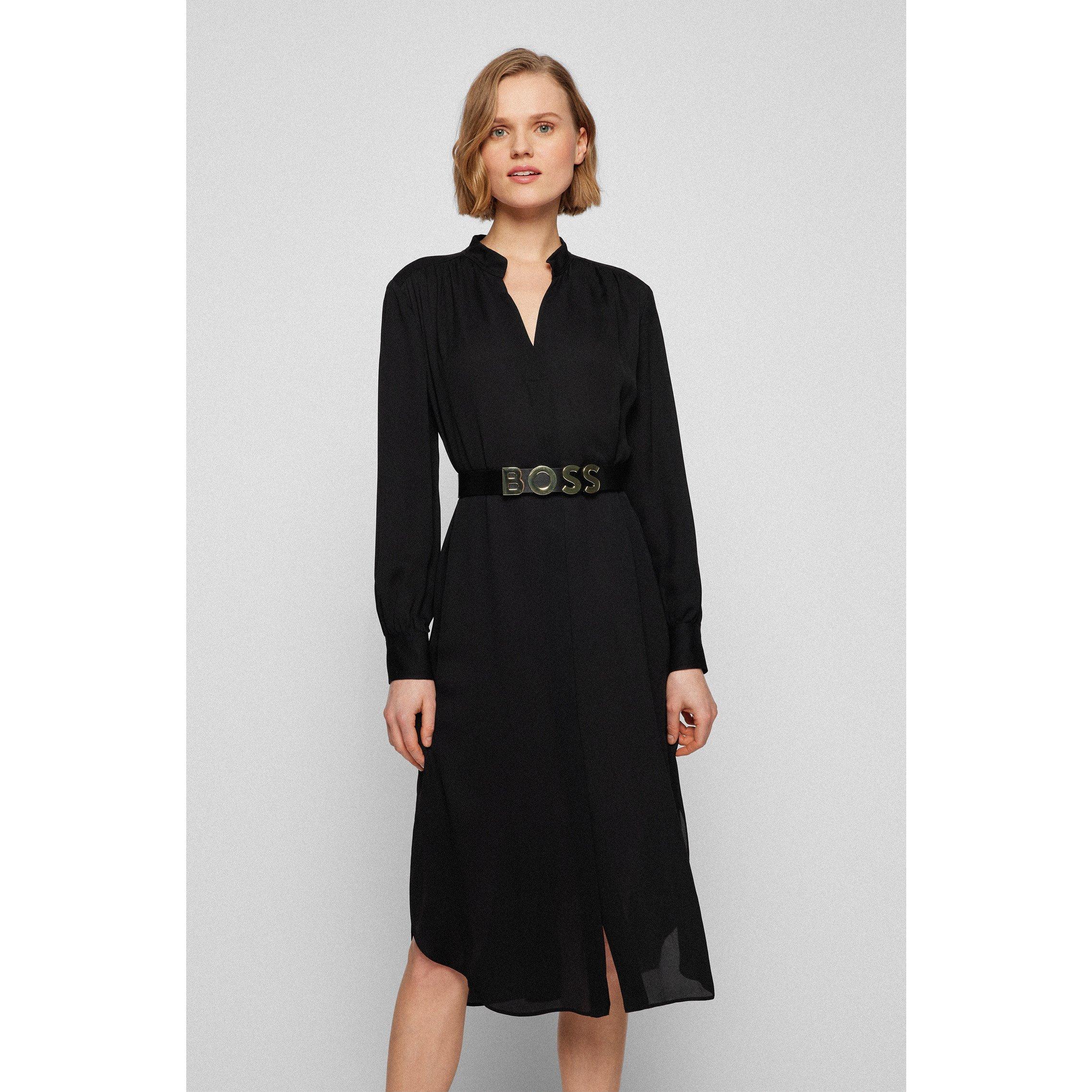 Black - Boss - Women's Bold Logo Belt - 4