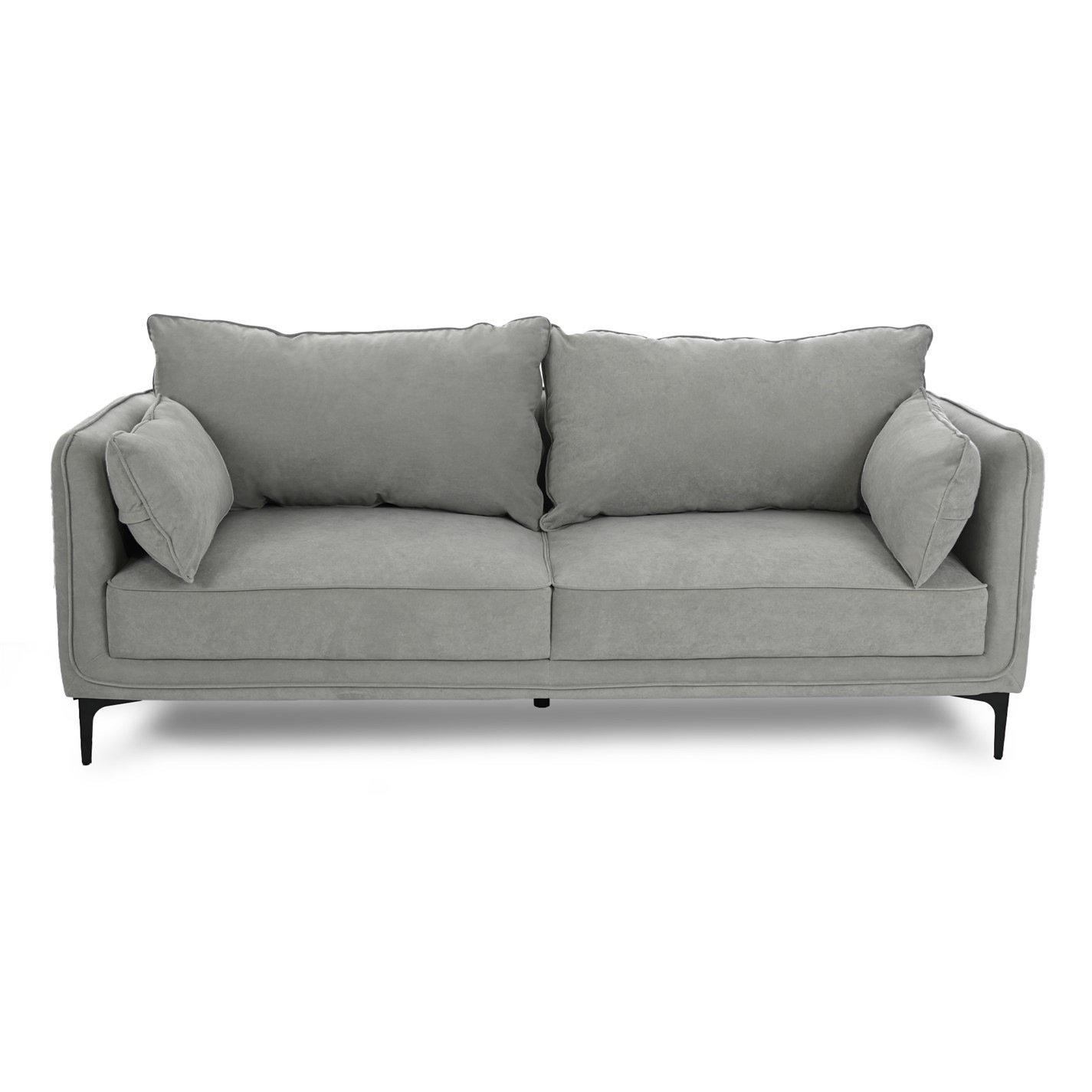 Grey - Jack Wills - Neptune 3 Seat Sofa - 3