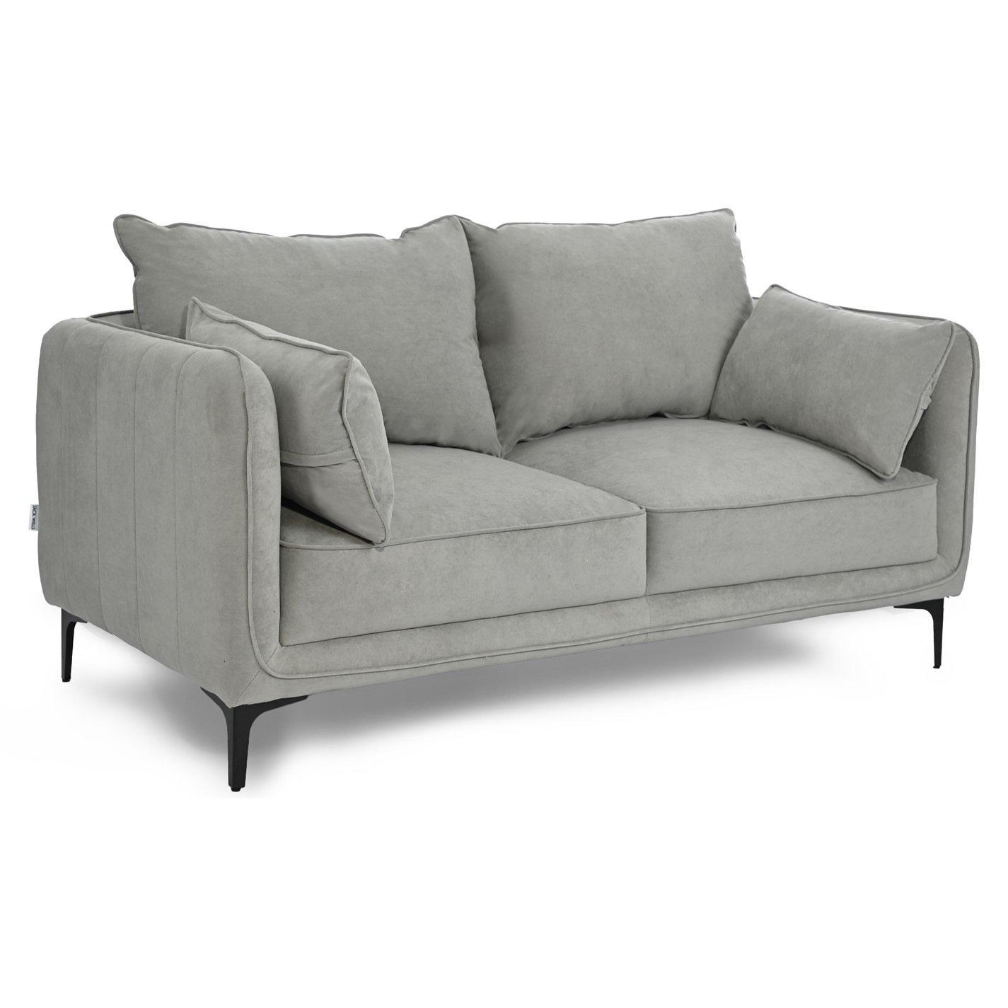 Grey - Jack Wills - Neptune 2 Seat Sofa - 4