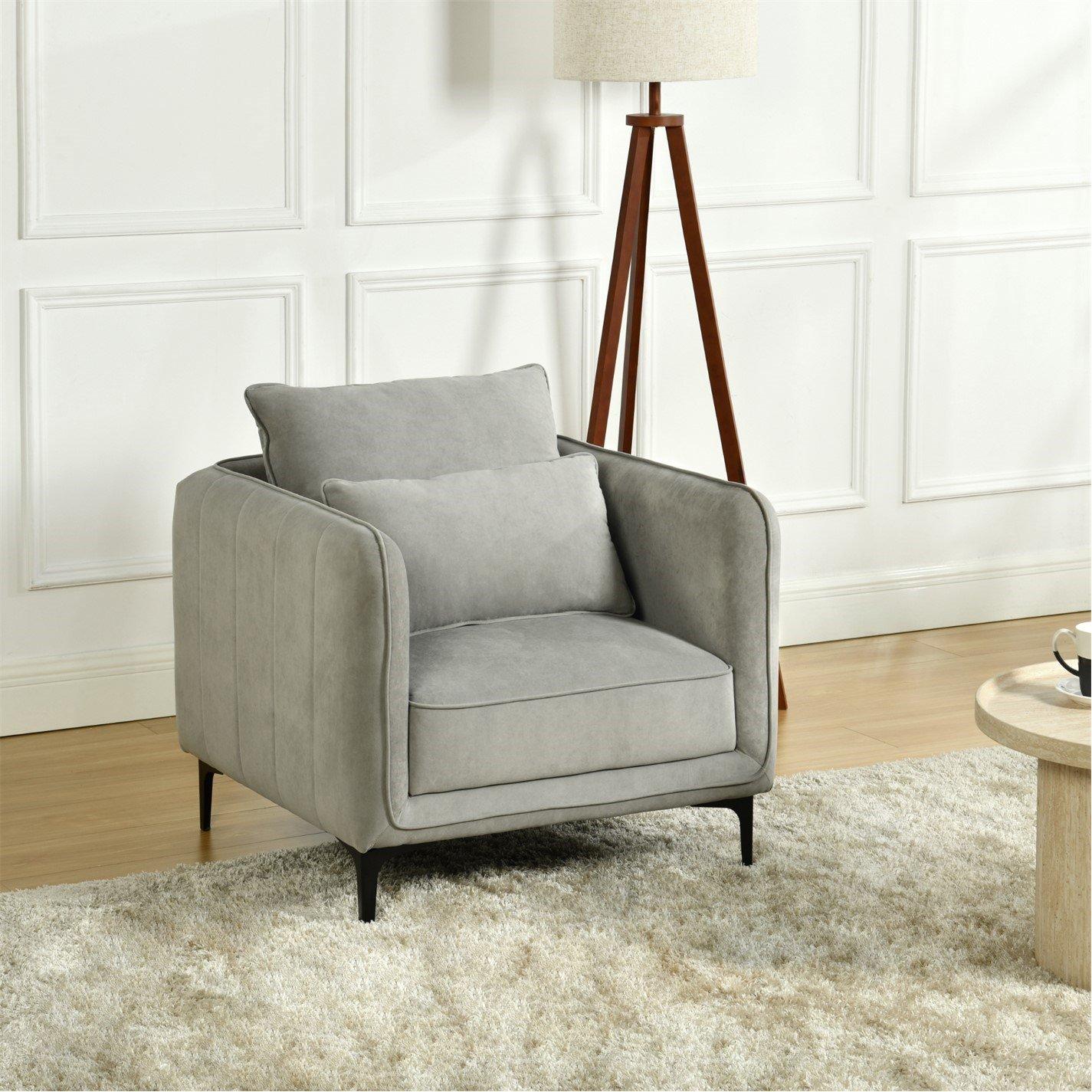 Grey - Jack Wills - Neptune Armchair - 1