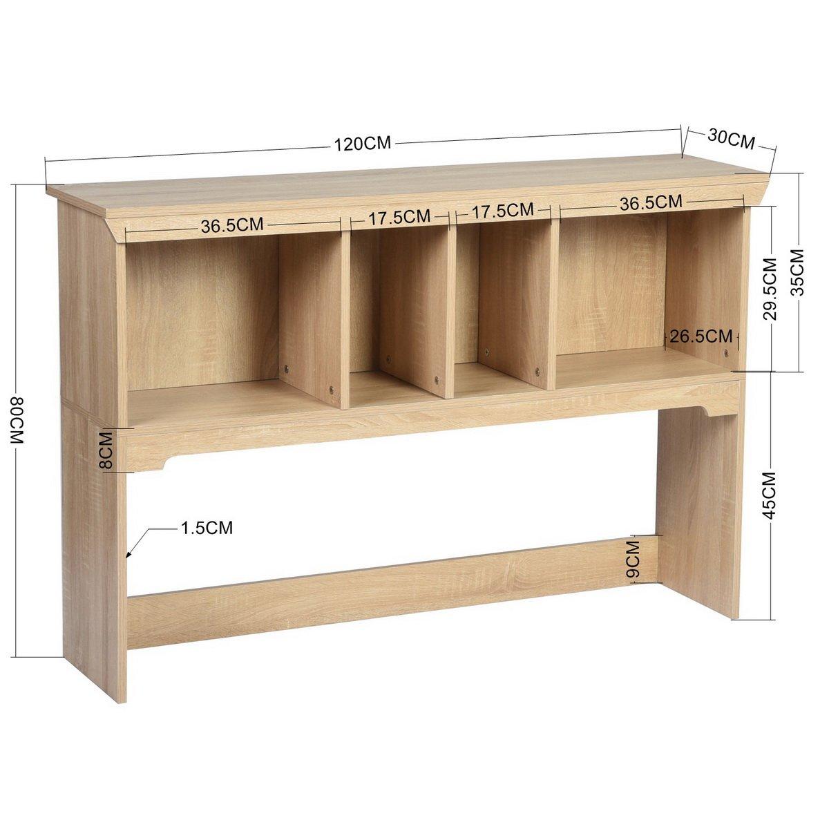 Brown - Homylin - 120cm Shelf - 6