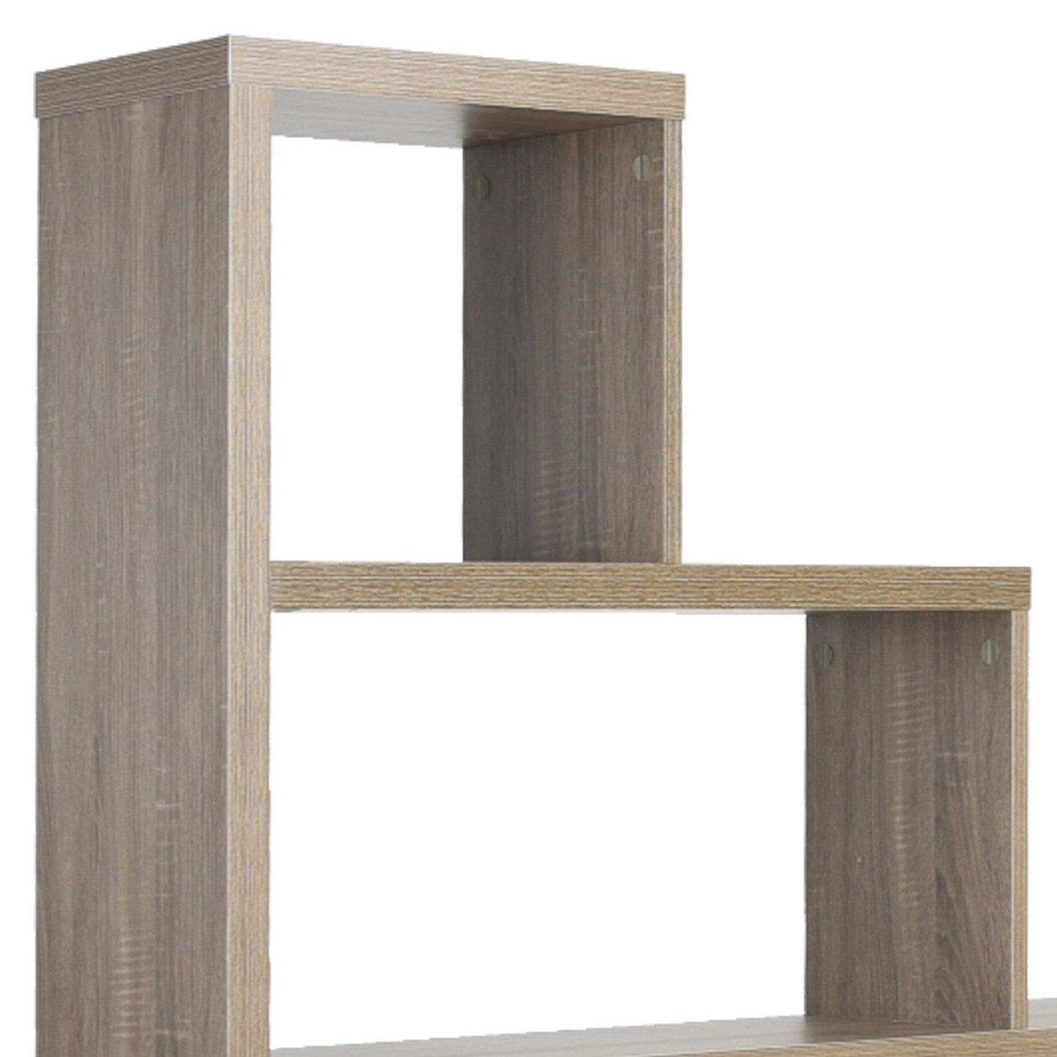 Grey - FurnitureR - Four Layers Shelf - 4