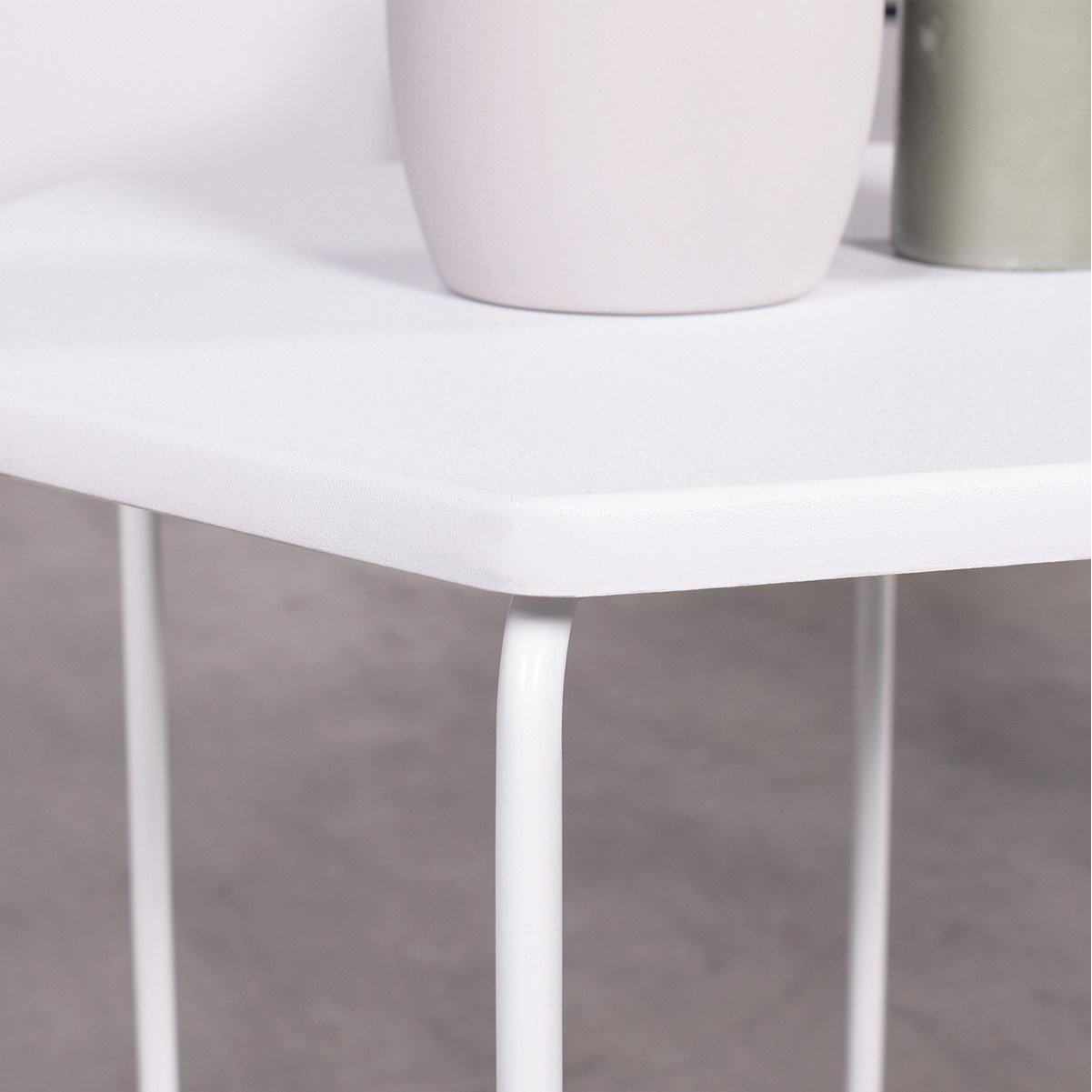 White - FurnitureR - COLM 46cm End Table - 10