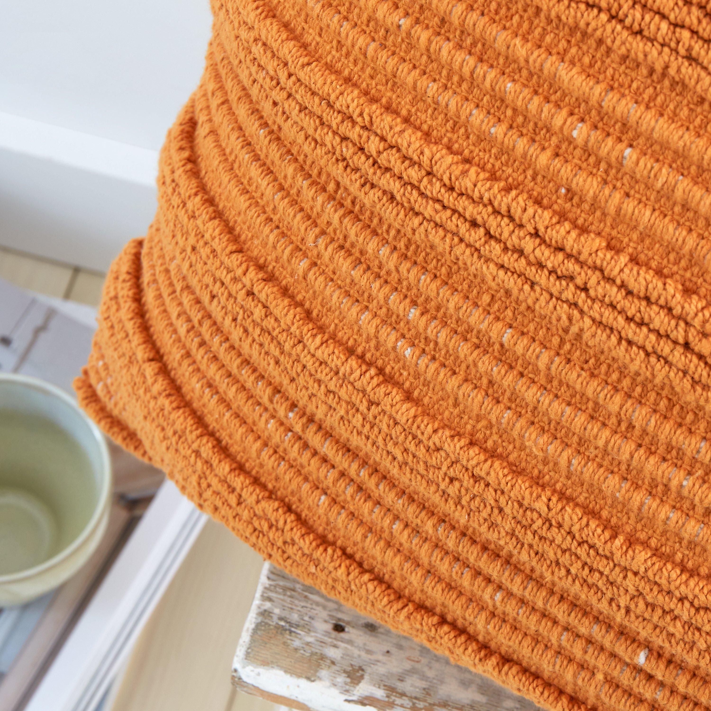 Terracotta - Pineapple Elephant - Stripes Cotton Cushion Terracotta - 3