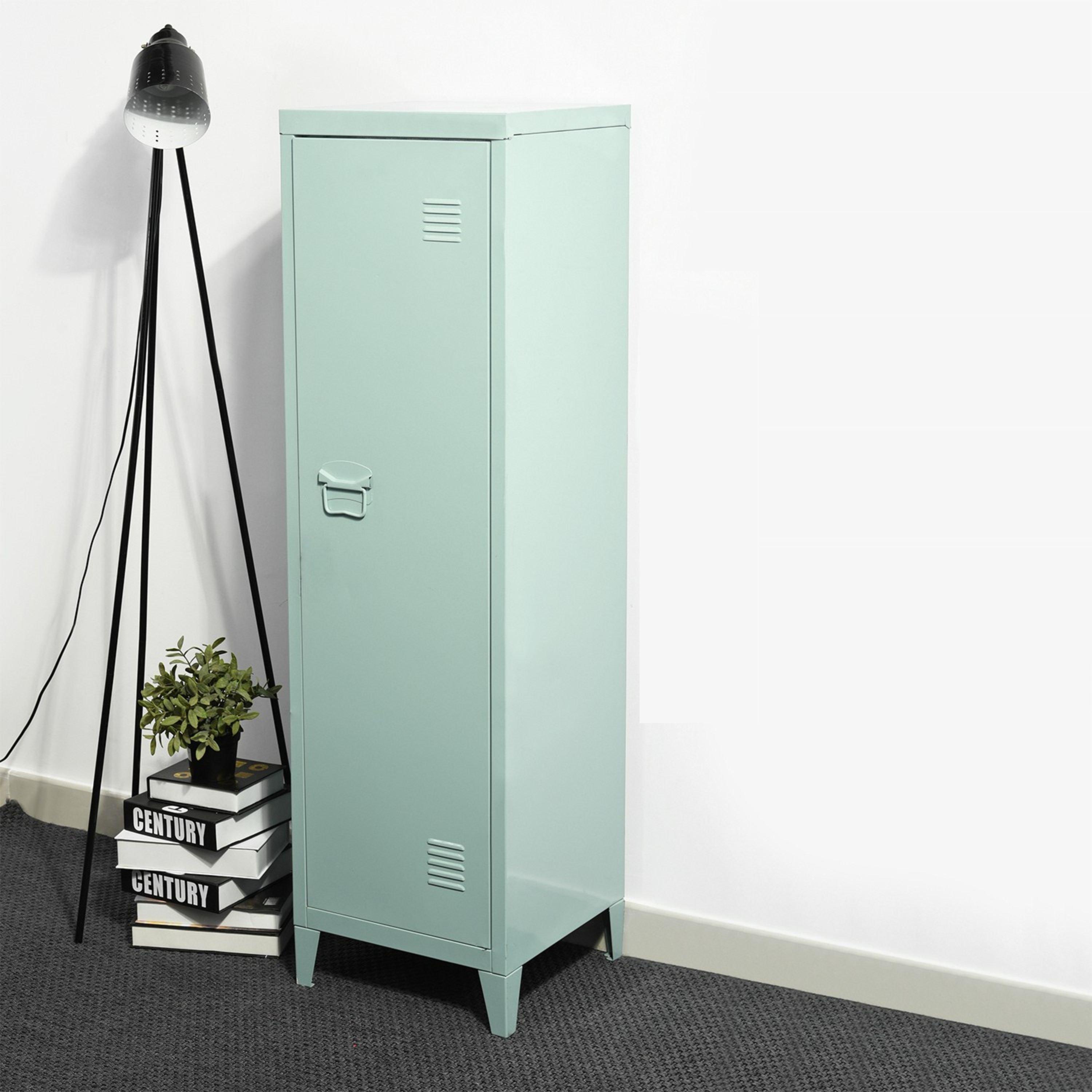 Green - FurnitureR - Locker Cabinet - 1