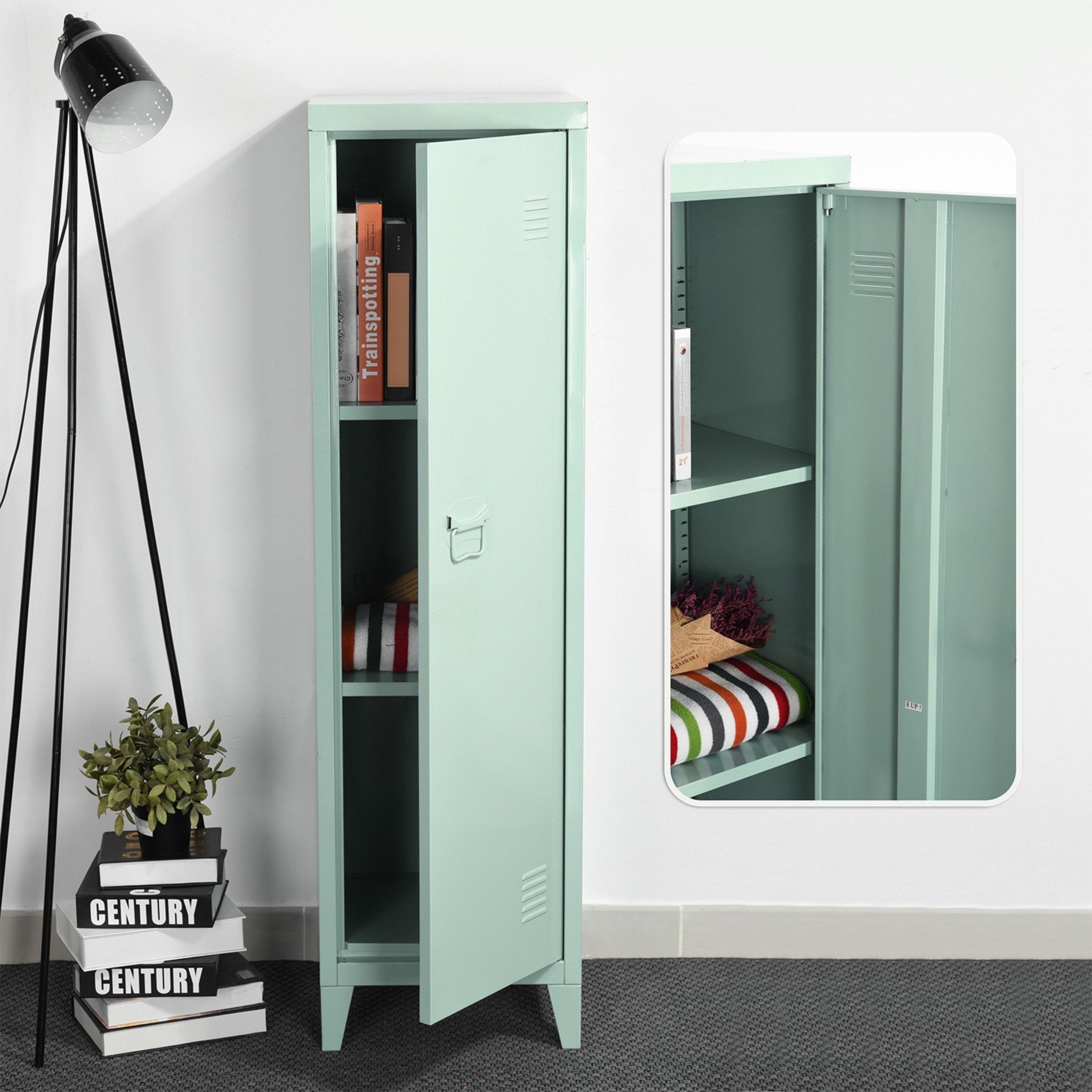 Green - FurnitureR - Locker Cabinet - 2