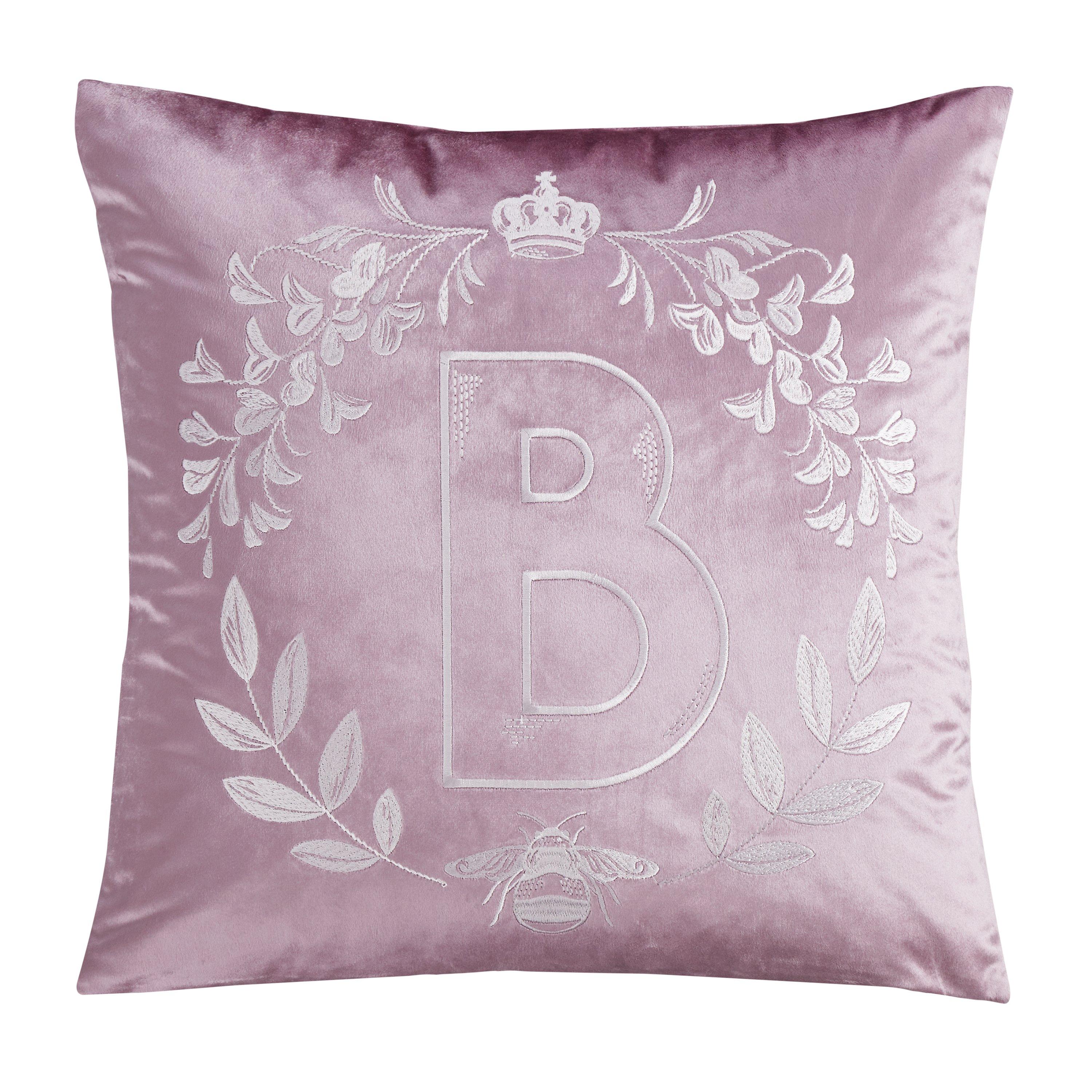Lilac - Bridgerton by CL - Crown Filled Cushion - 5