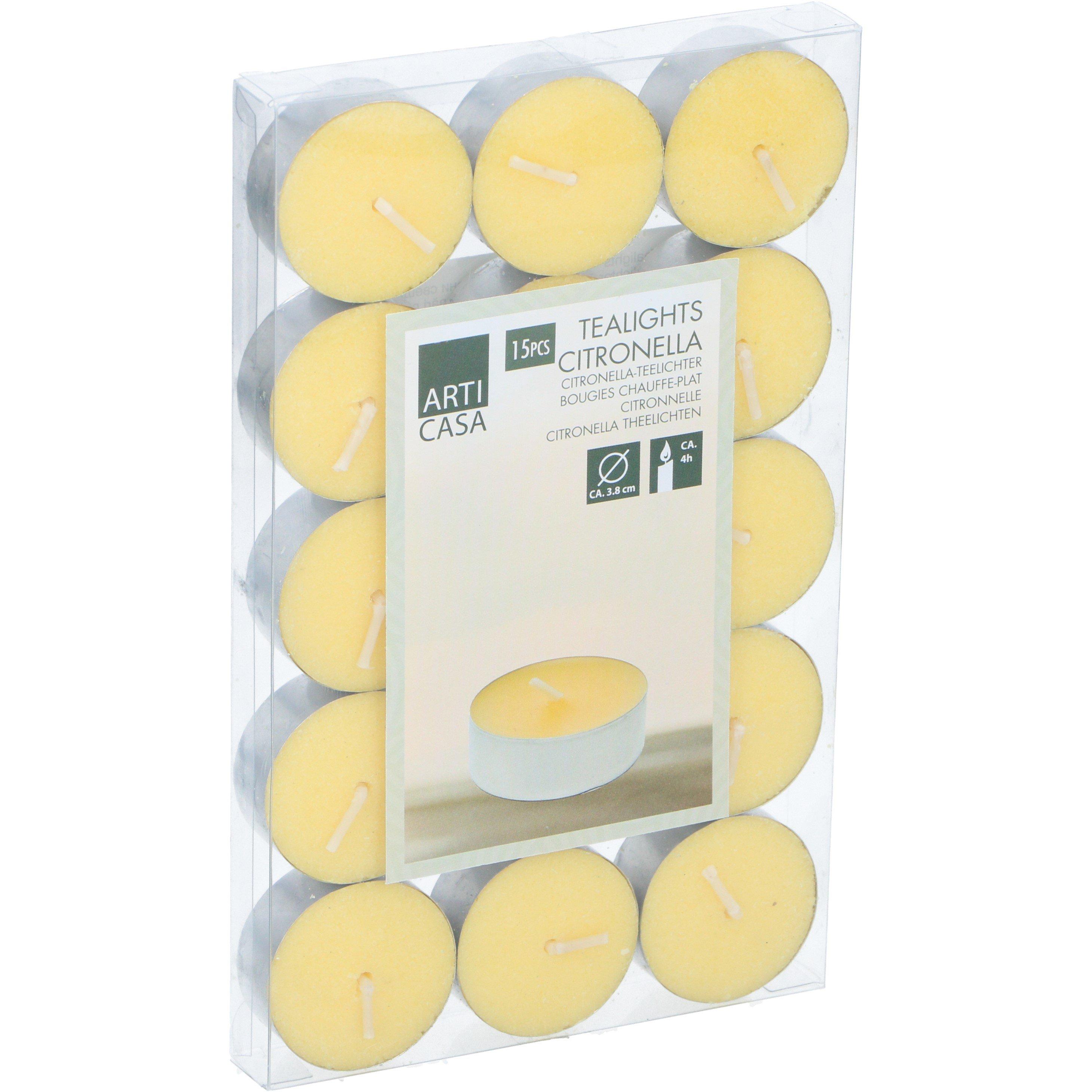 Yellow - Arti Casa - Citronella Tealights - 1