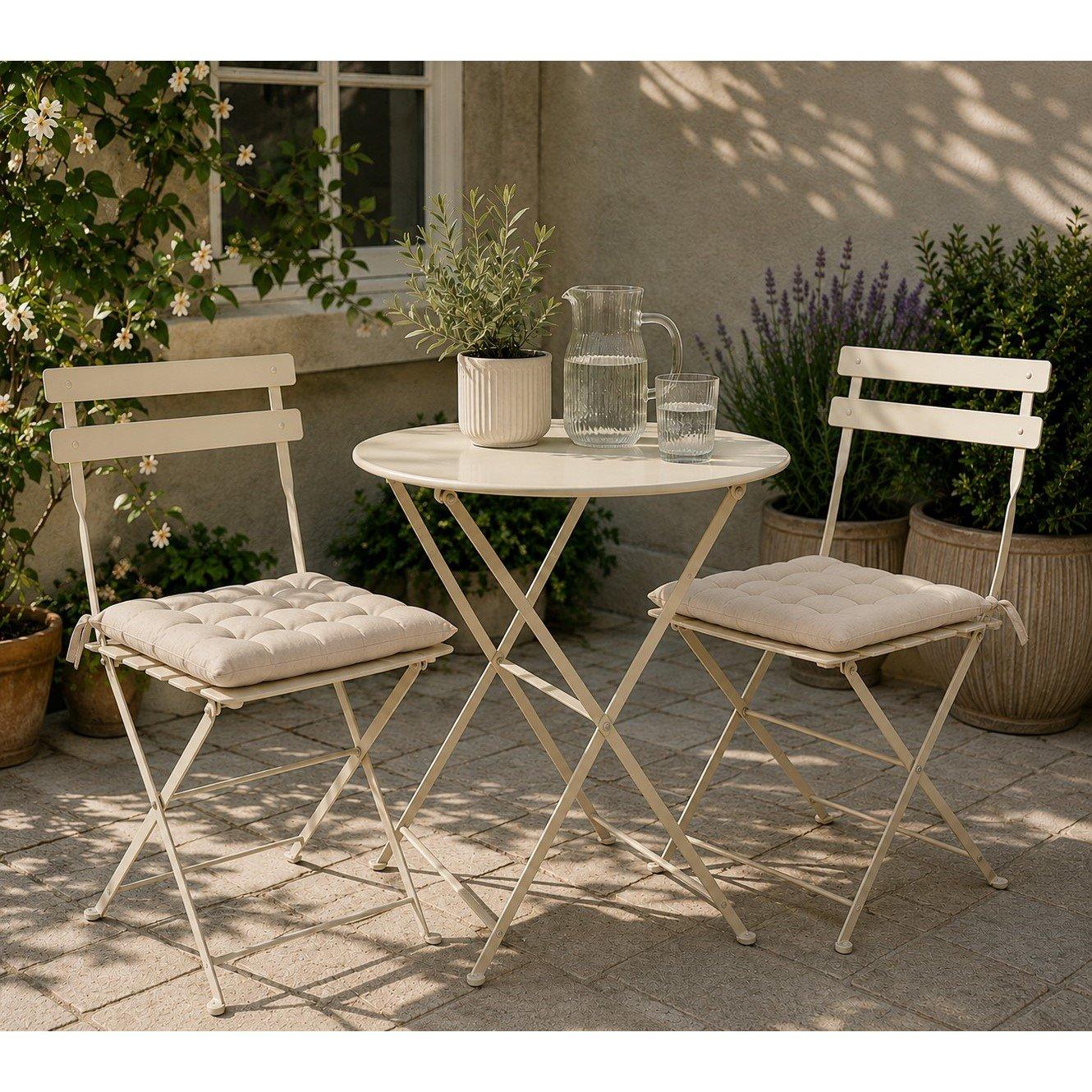 Beige - Arti Casa - ARTICASA Garden Chair Cushion - 3
