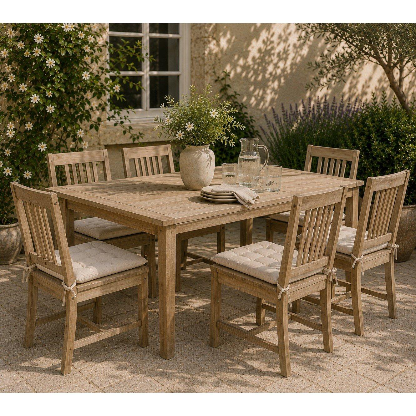 Beige - Arti Casa - ARTICASA Garden Chair Cushion - 4
