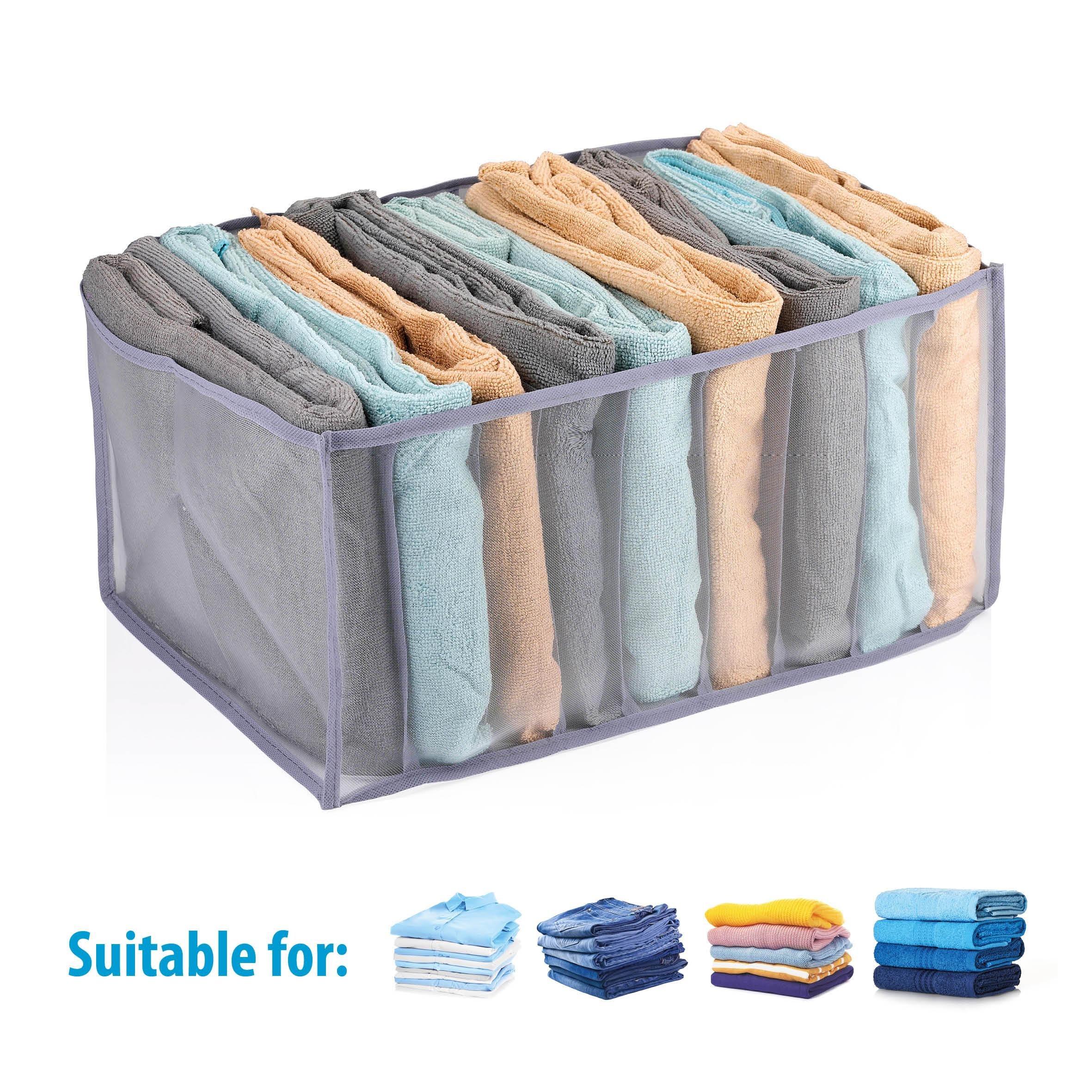 Grey - Alpina - Clothes Organizer Soft Home Storage - 1