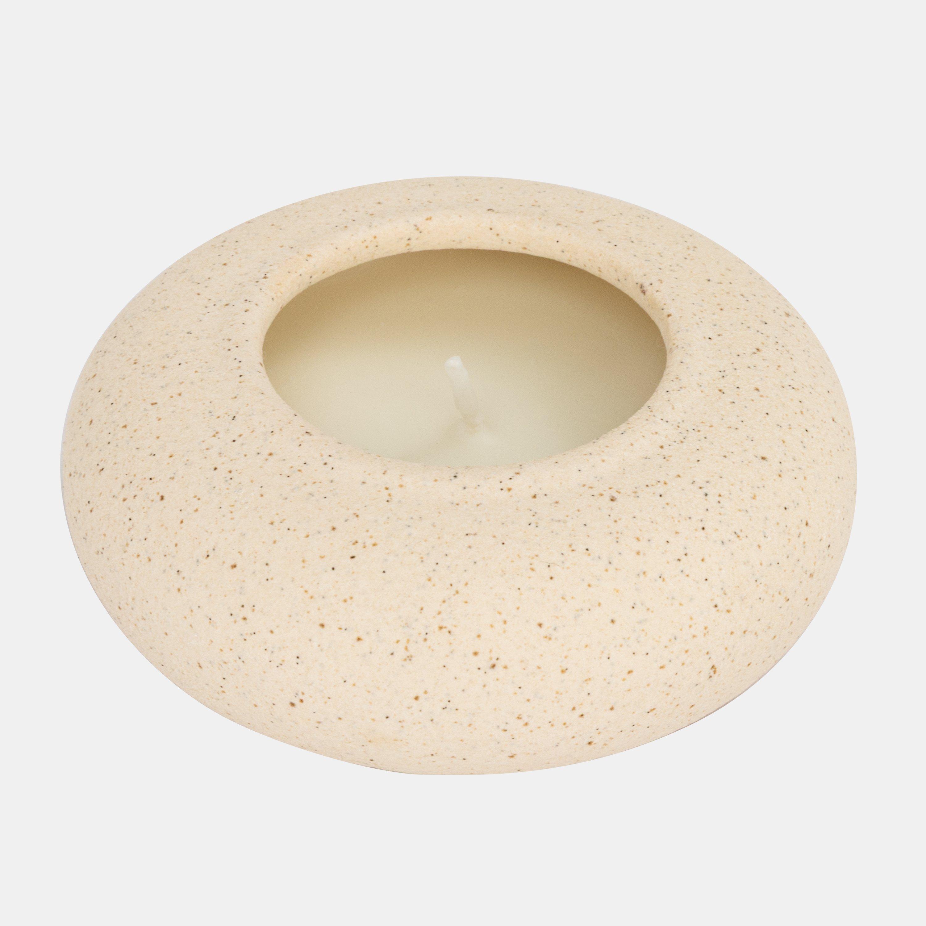 Cream - Linea - Pot Candle - 1