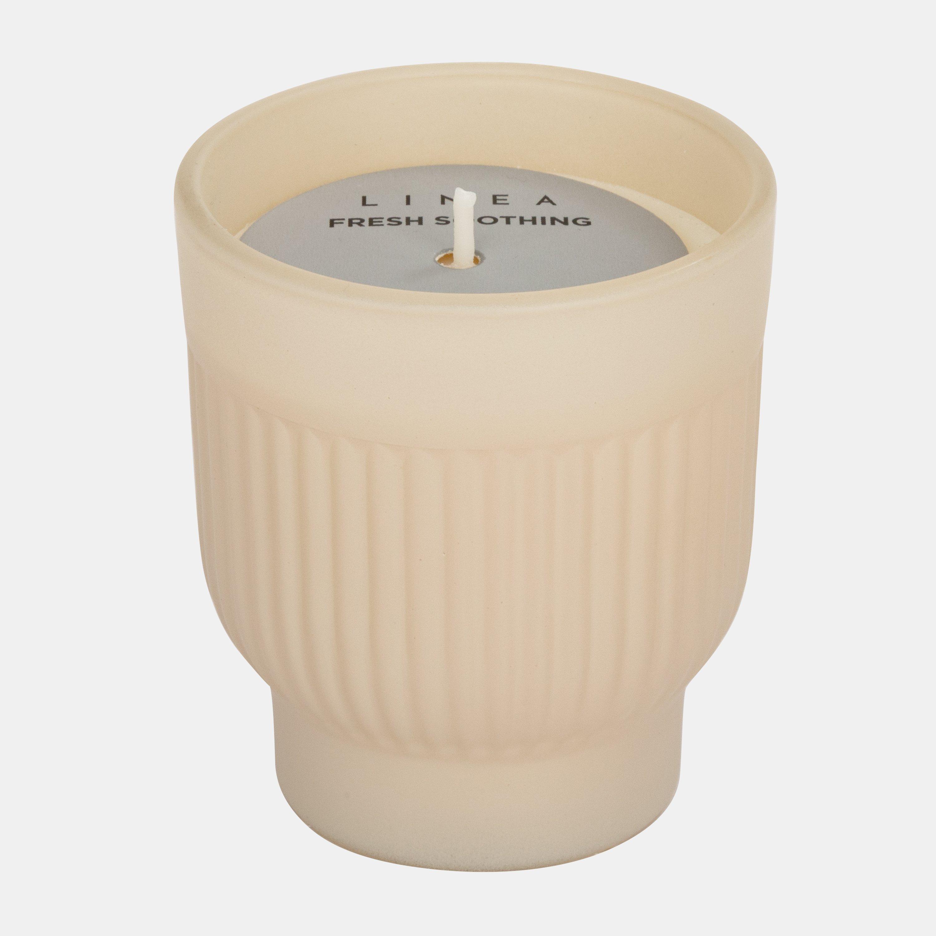 Beige - Linea - Glass Candle - 1