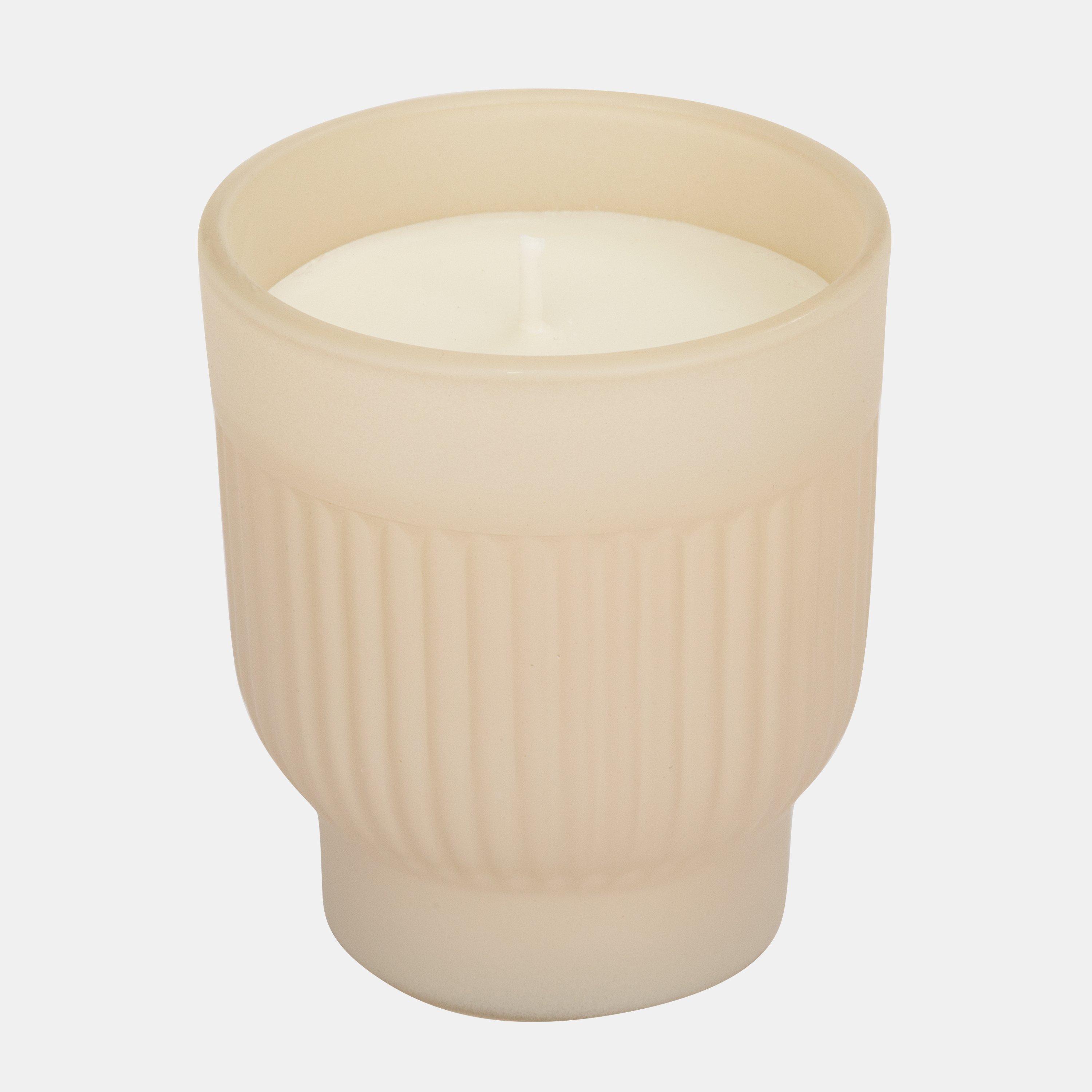 Beige - Linea - Glass Candle - 2