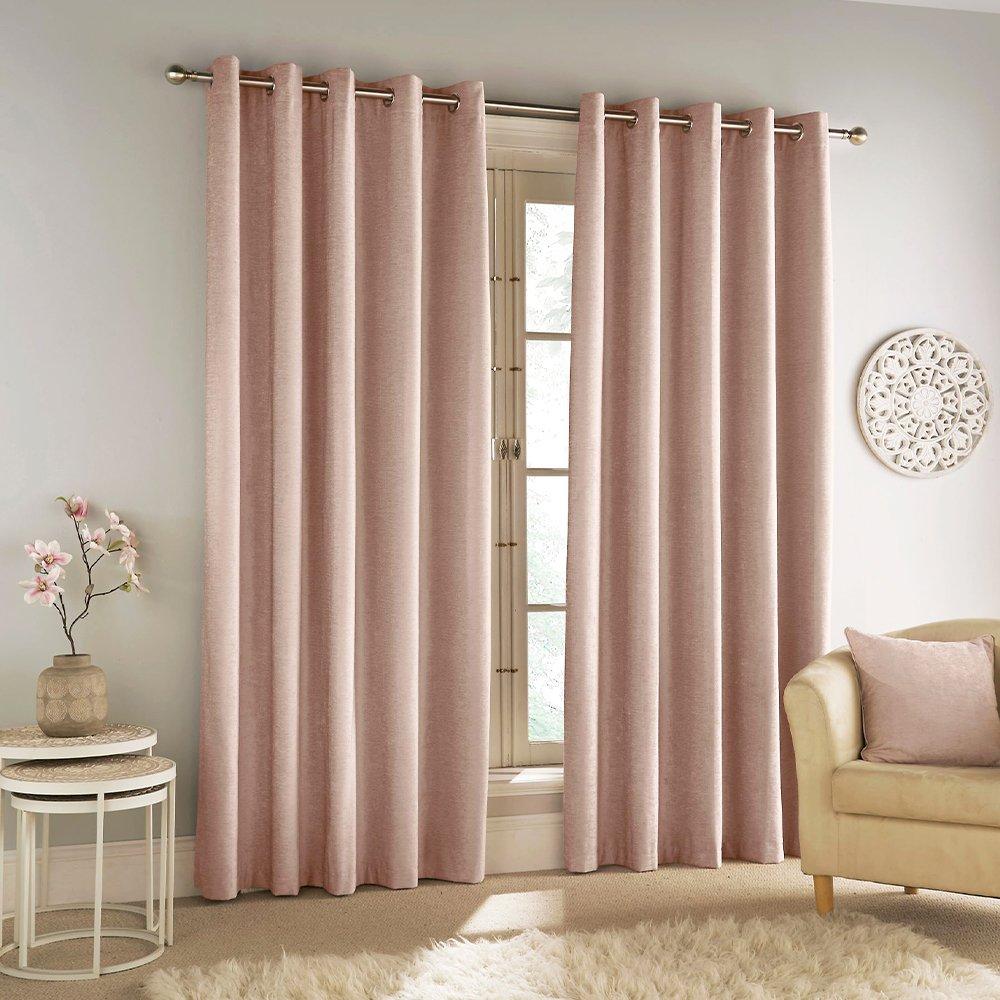 Blush - Enhanced Living - Savoy Blackout Curtain - 1