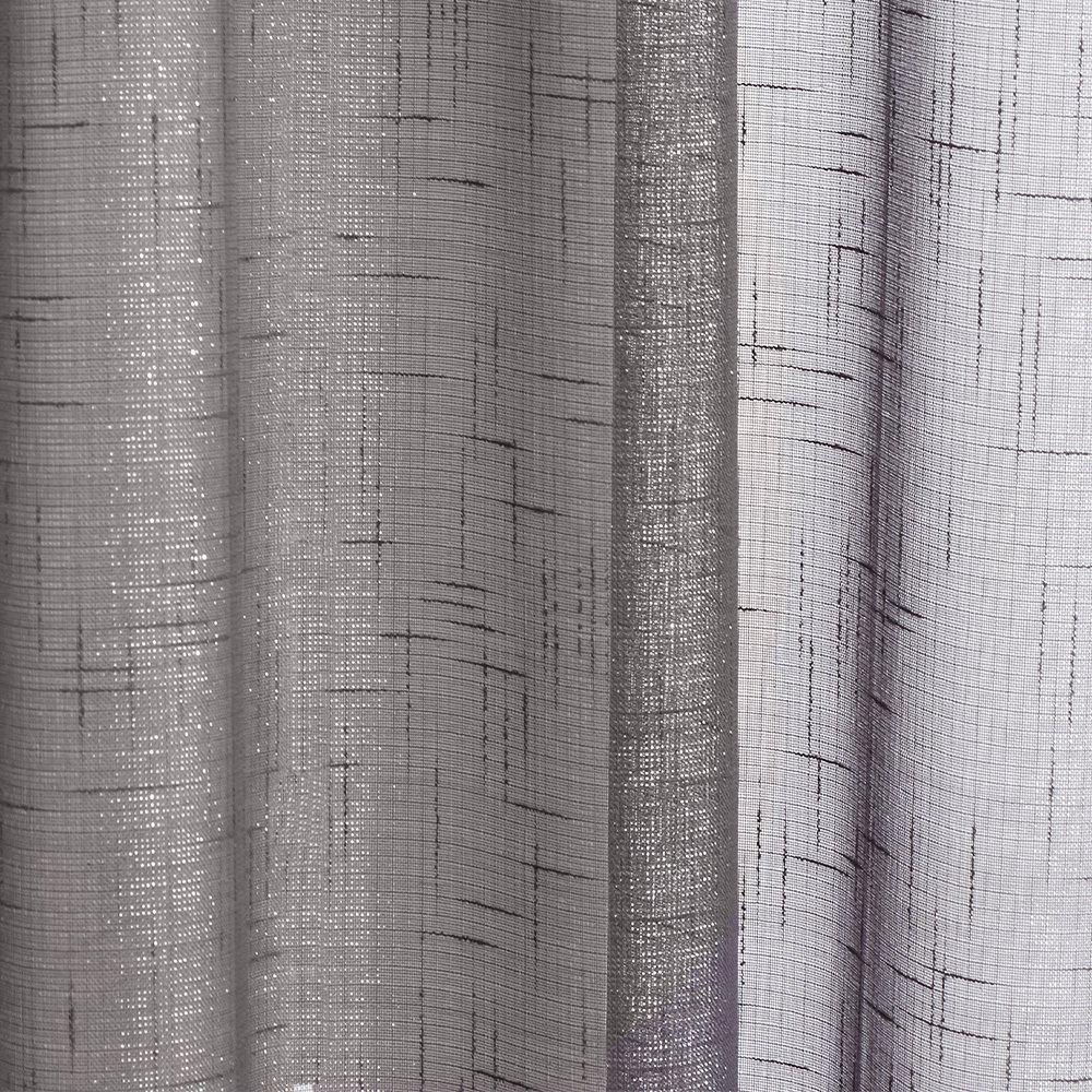 Grey - Tyrone Textiles - Casablanca Sheer Panel - 3