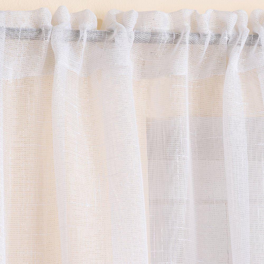 White - Tyrone Textiles - Casablanca Sheer Panel - 2
