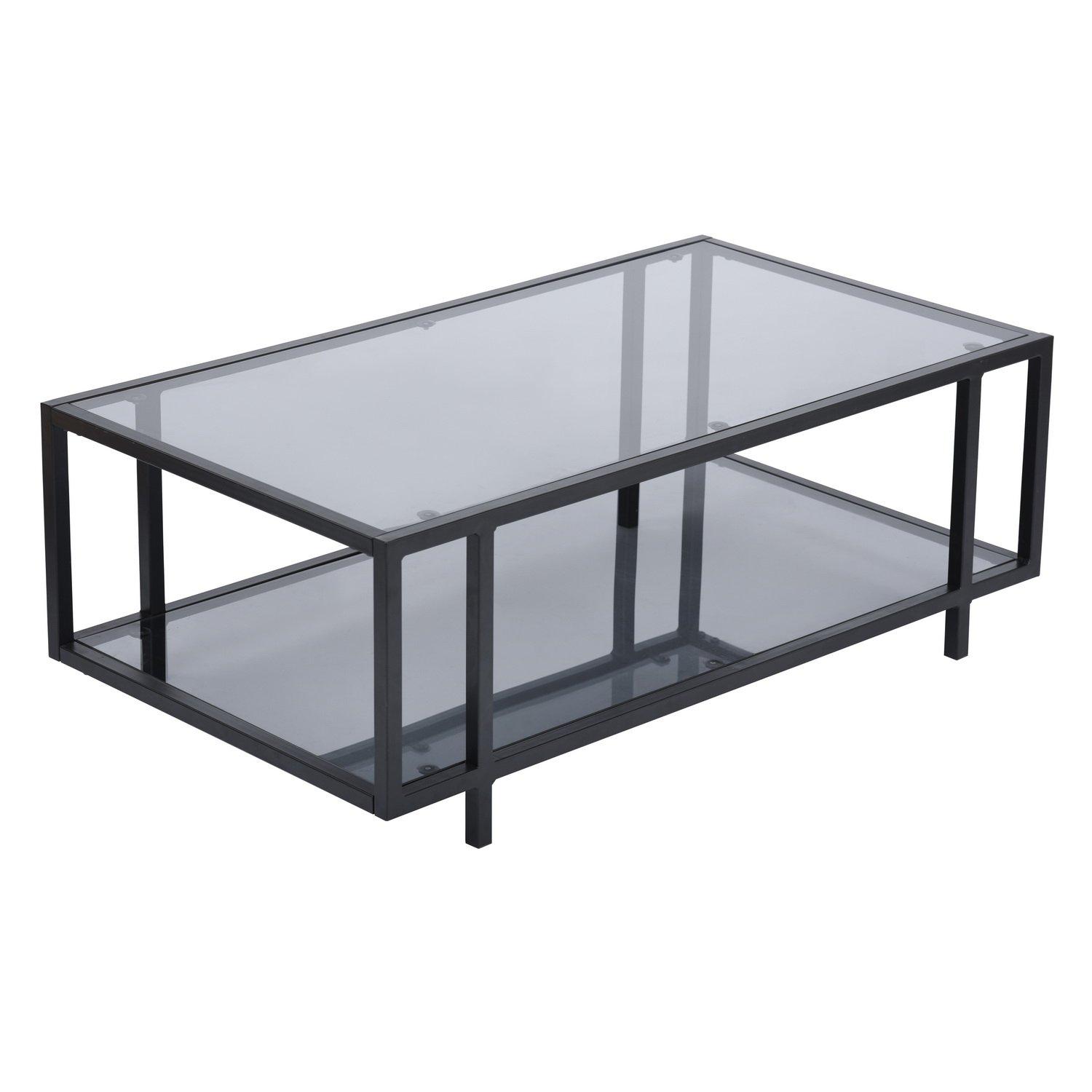 Black - FurnitureR - Coffee Table - 1