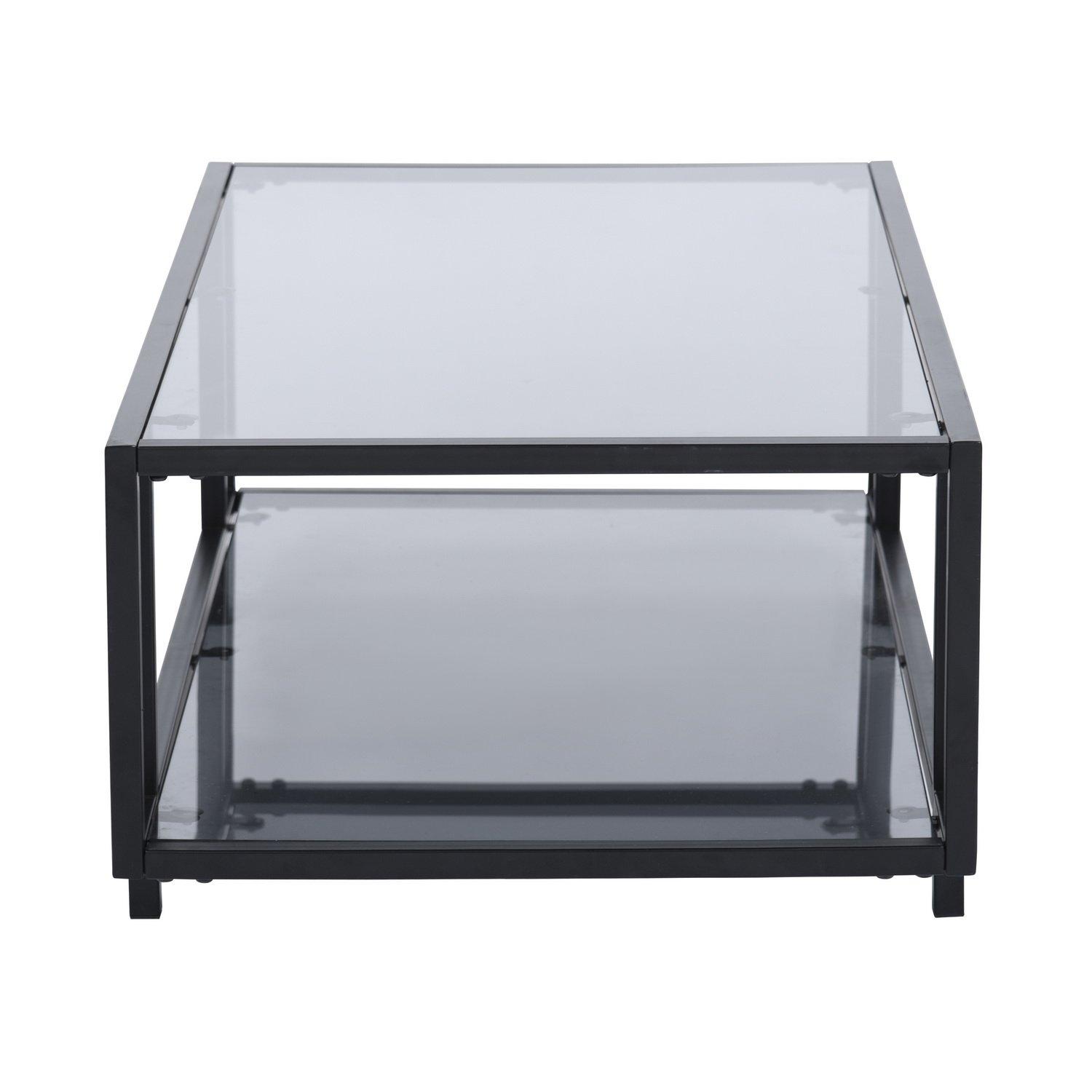 Black - FurnitureR - Coffee Table - 3