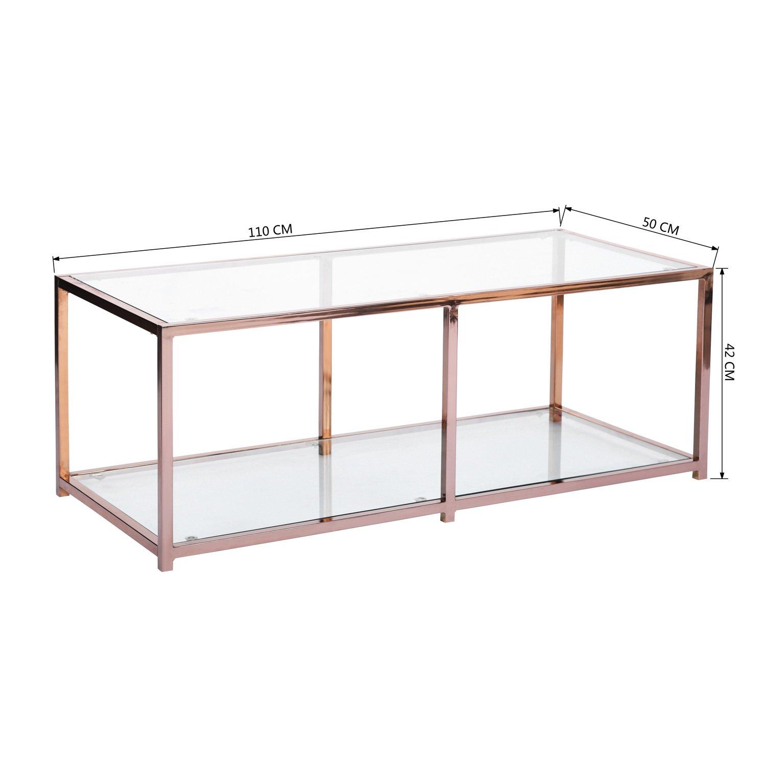 Gold - FurnitureR - Gold Coffee Table - 3