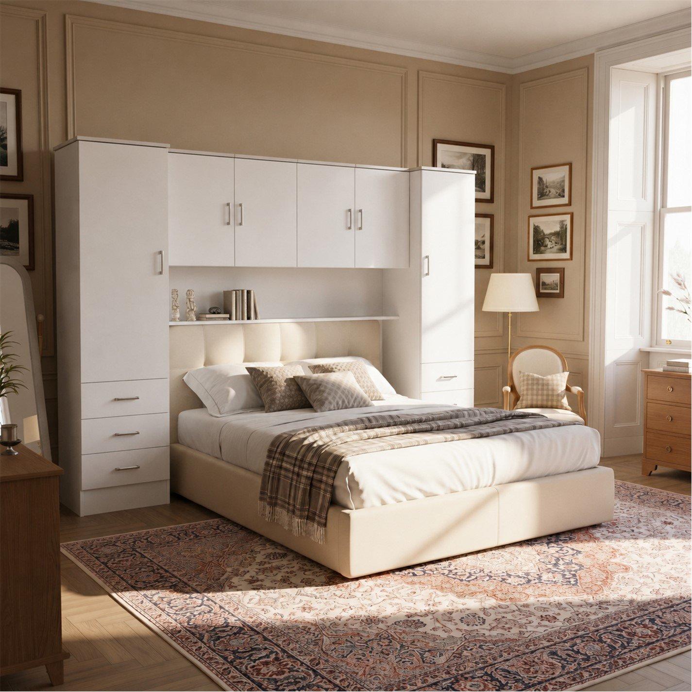White - Homelife - JW Carlton Overbed Storage - 1