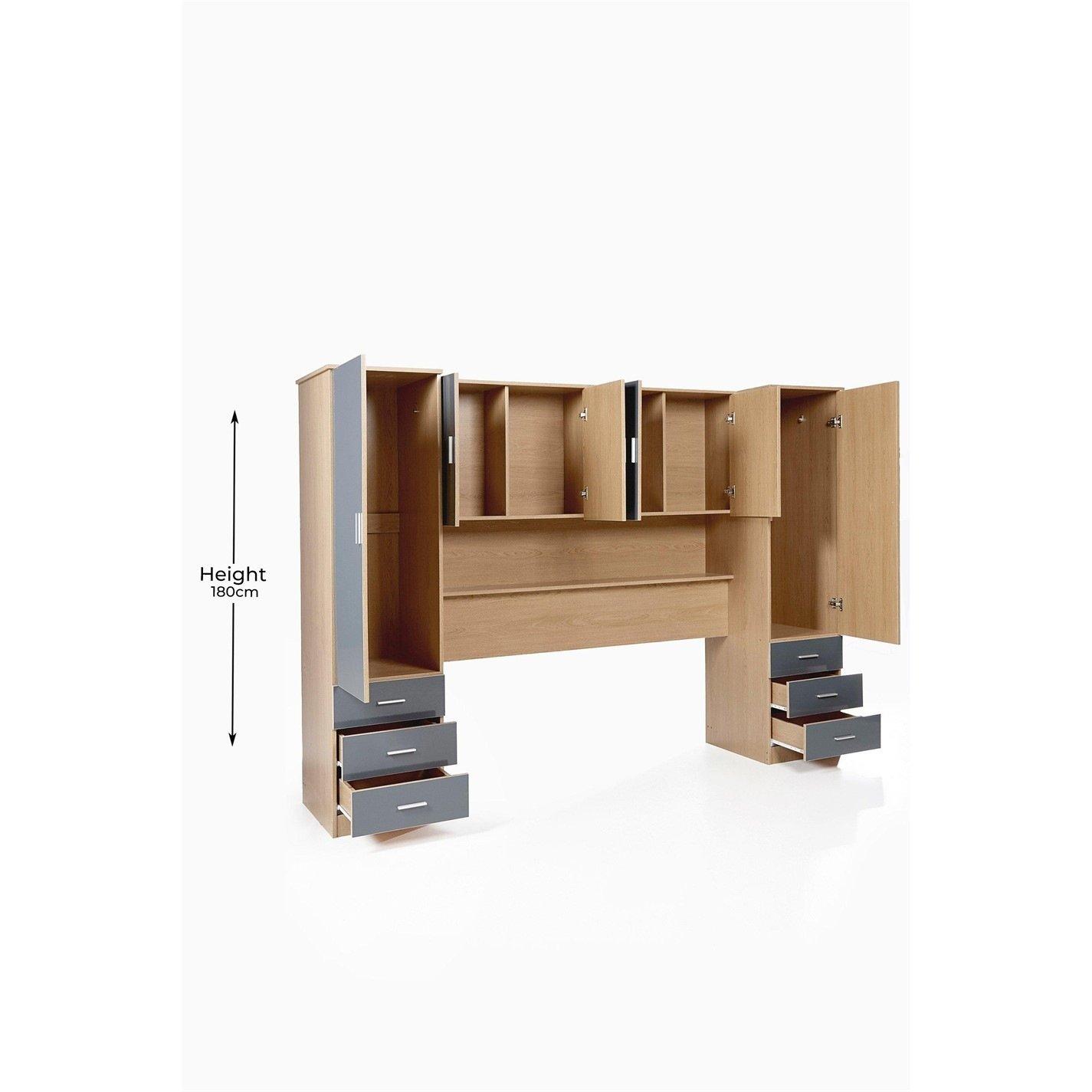 Quercia Grigia - Homelife - Carlton Overbed Storage - 2