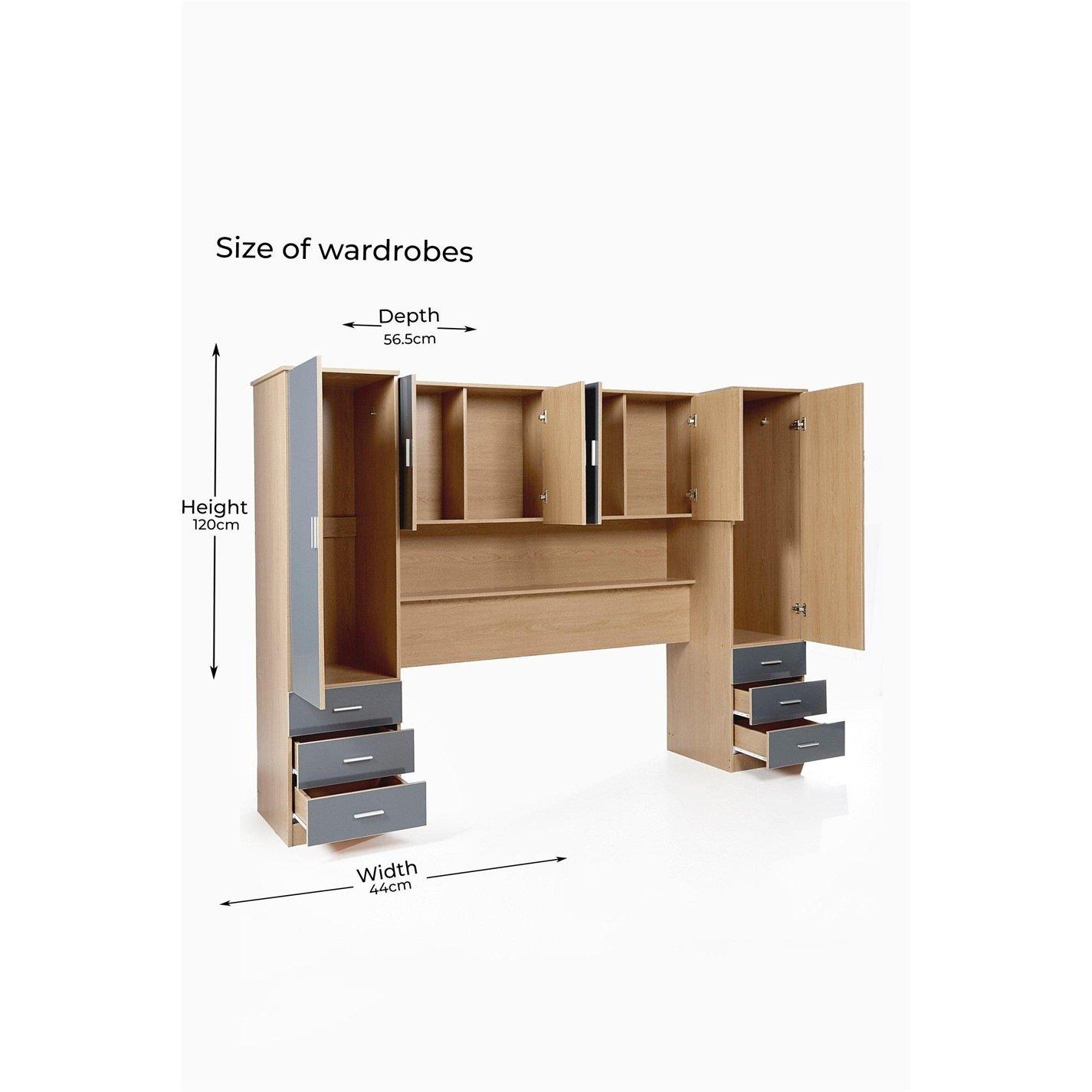 Quercia Grigia - Homelife - Carlton Overbed Storage - 4