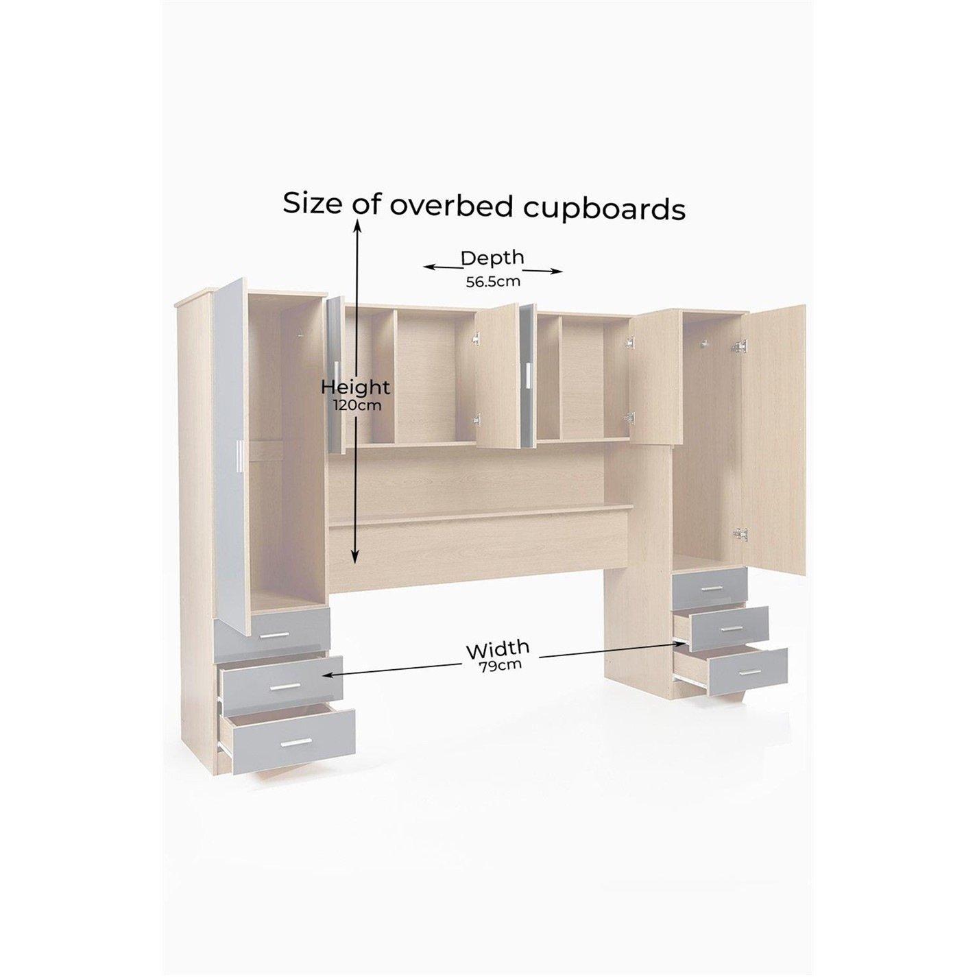 Quercia Grigia - Homelife - Carlton Overbed Storage - 5