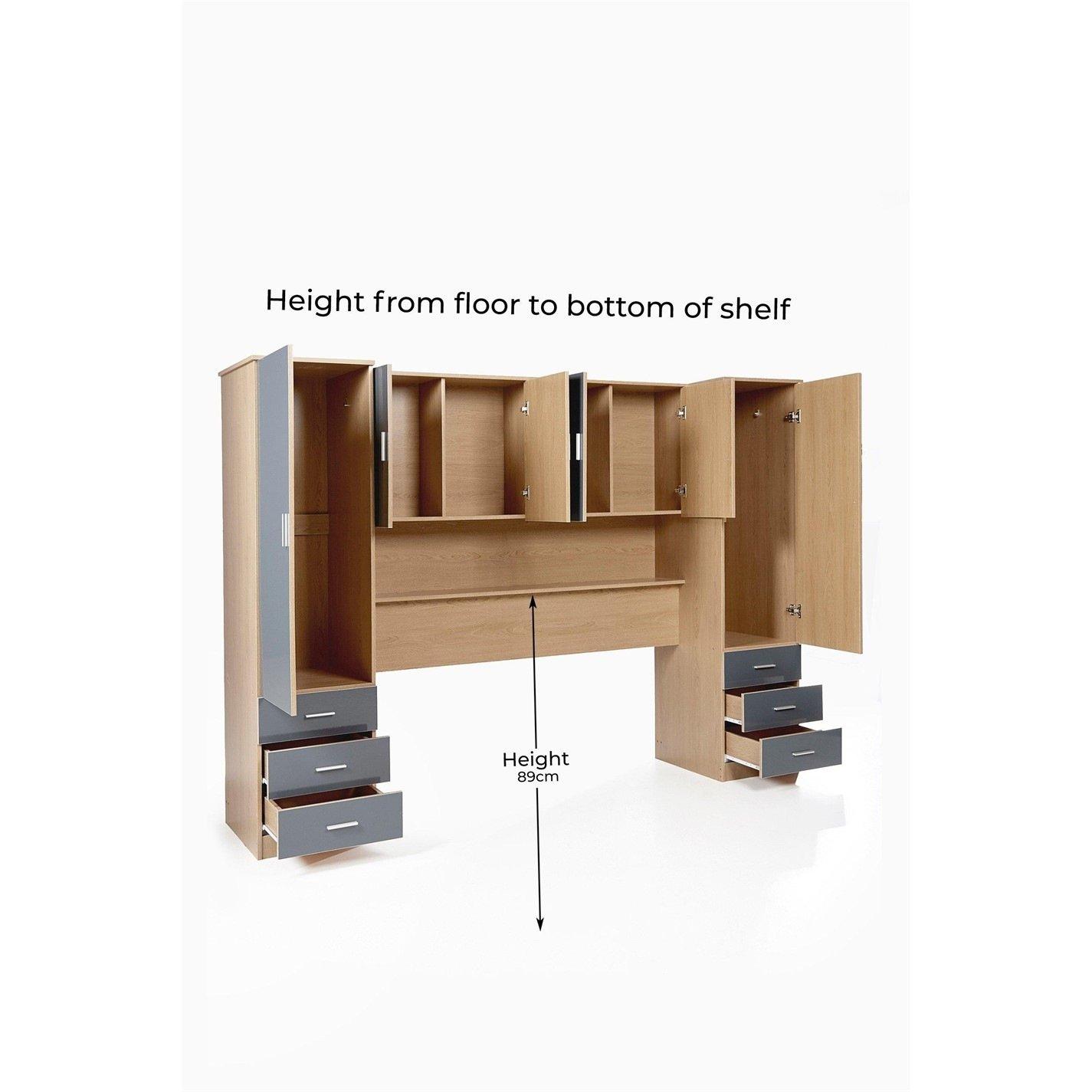 Quercia Grigia - Homelife - Carlton Overbed Storage - 6